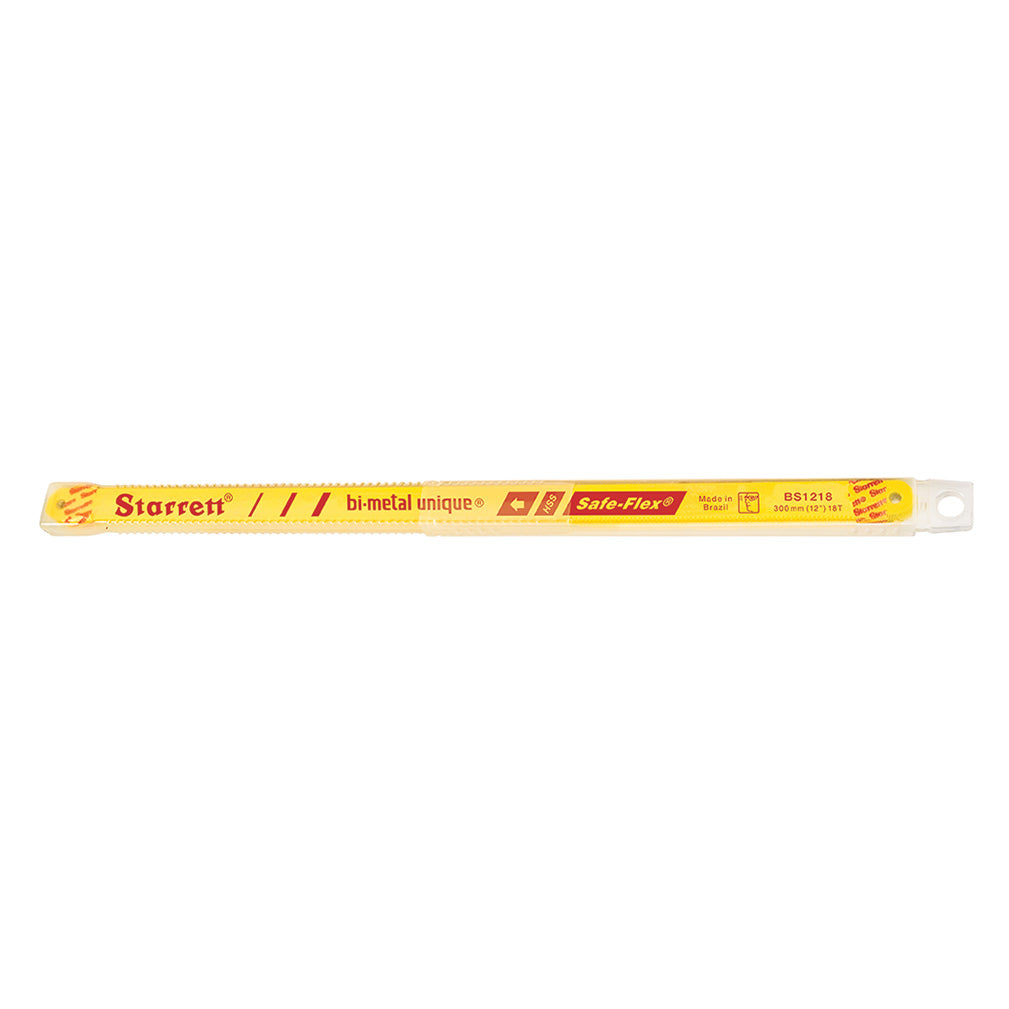 Starrett BS1224 300MM 12" 24TPI Bi-Metal Hacksaw Blade (10 Pcs)