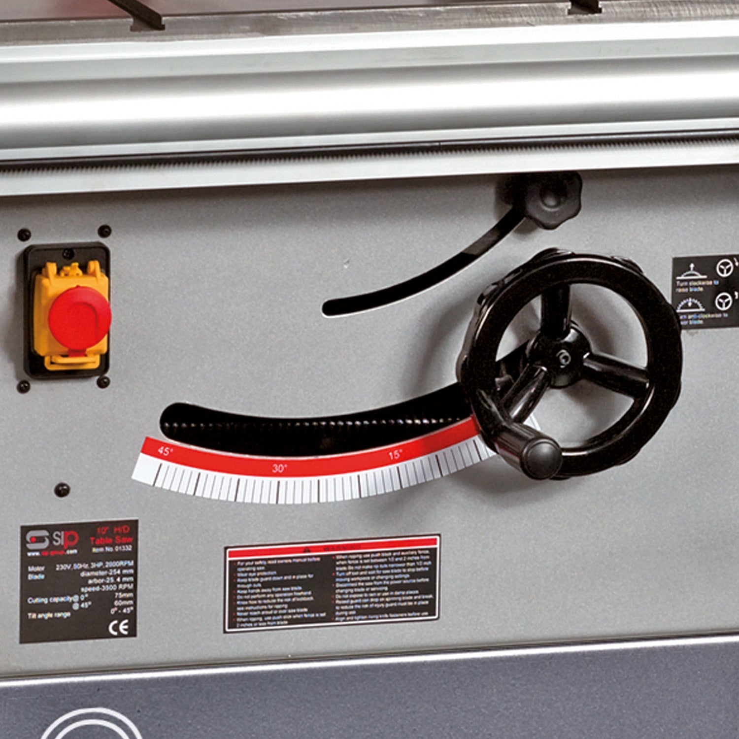 SIP 01332 10" Cast Iron Table Saw