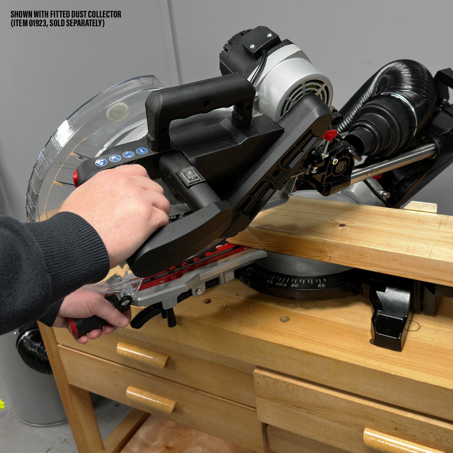 SIP 01505 12" Sliding Compound Mitre Saw with Laser