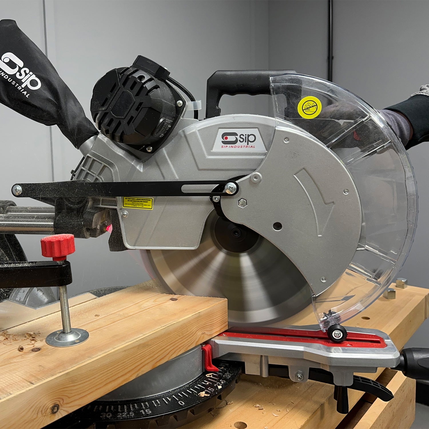 SIP 01505 12" Sliding Compound Mitre Saw with Laser