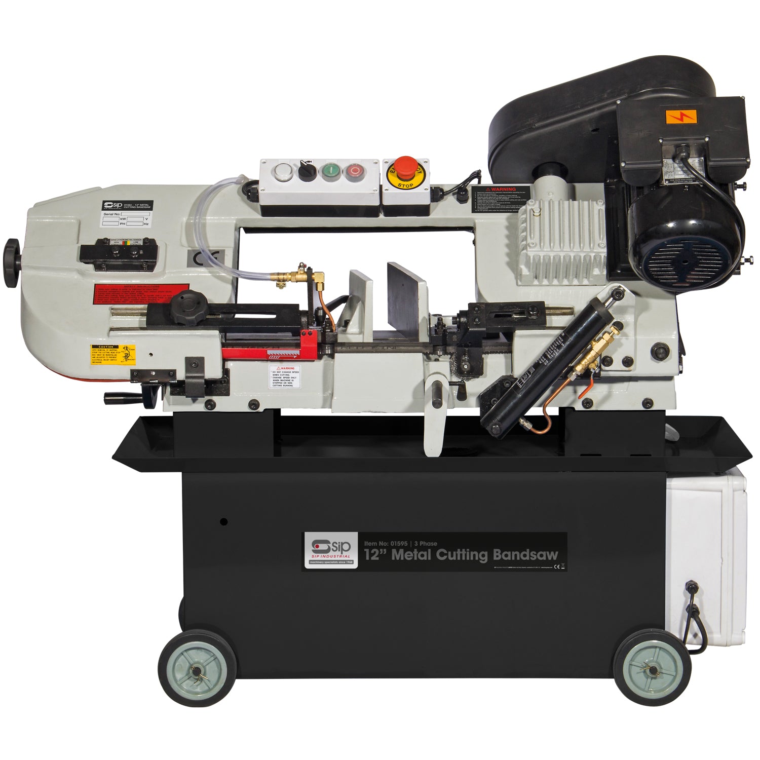 SIP 01595 12" Metal Cutting Bandsaw 3 Phase