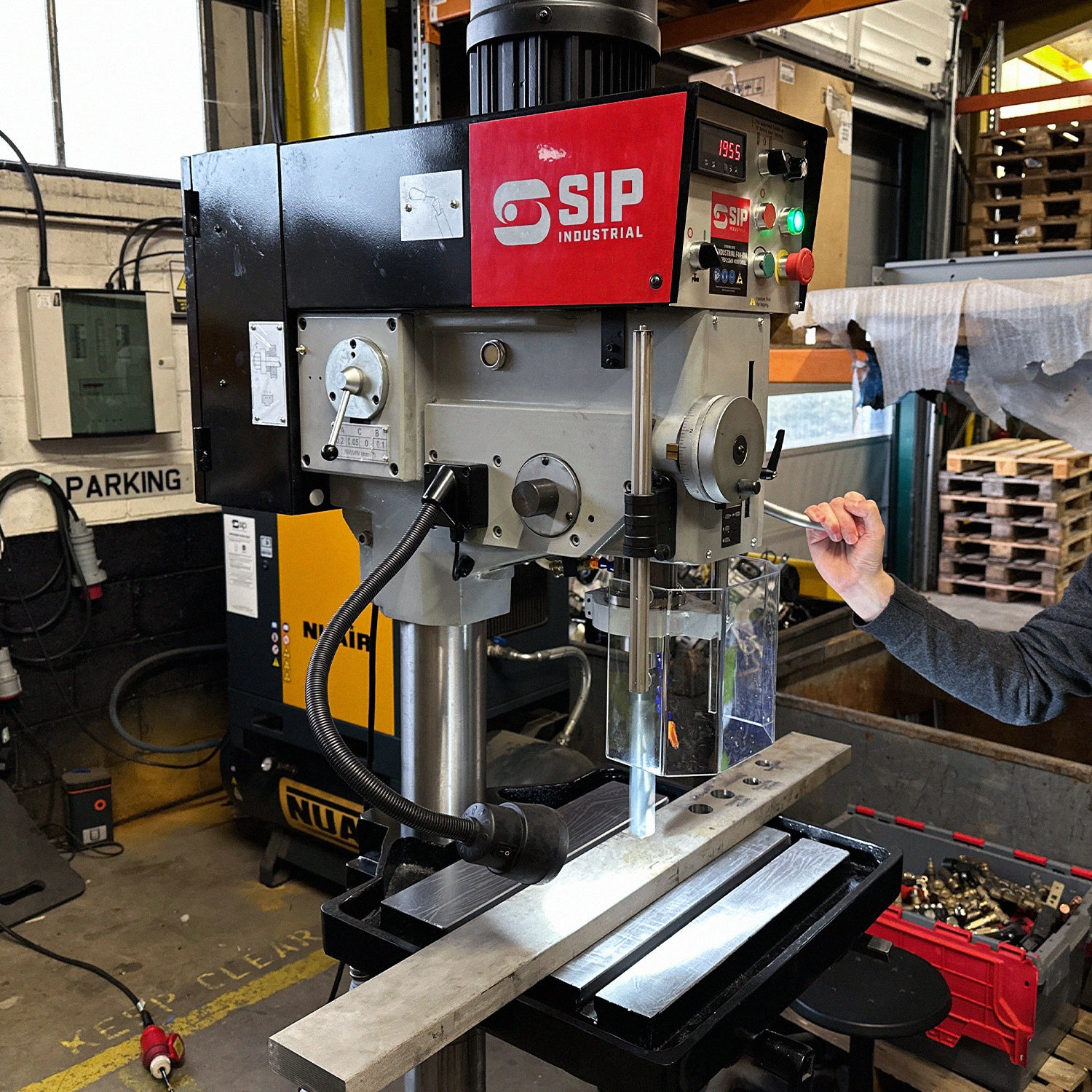 SIP 01721 Industrial F40-IDA Vari-Speed 2.2kW 400v Floor Pillar Drill