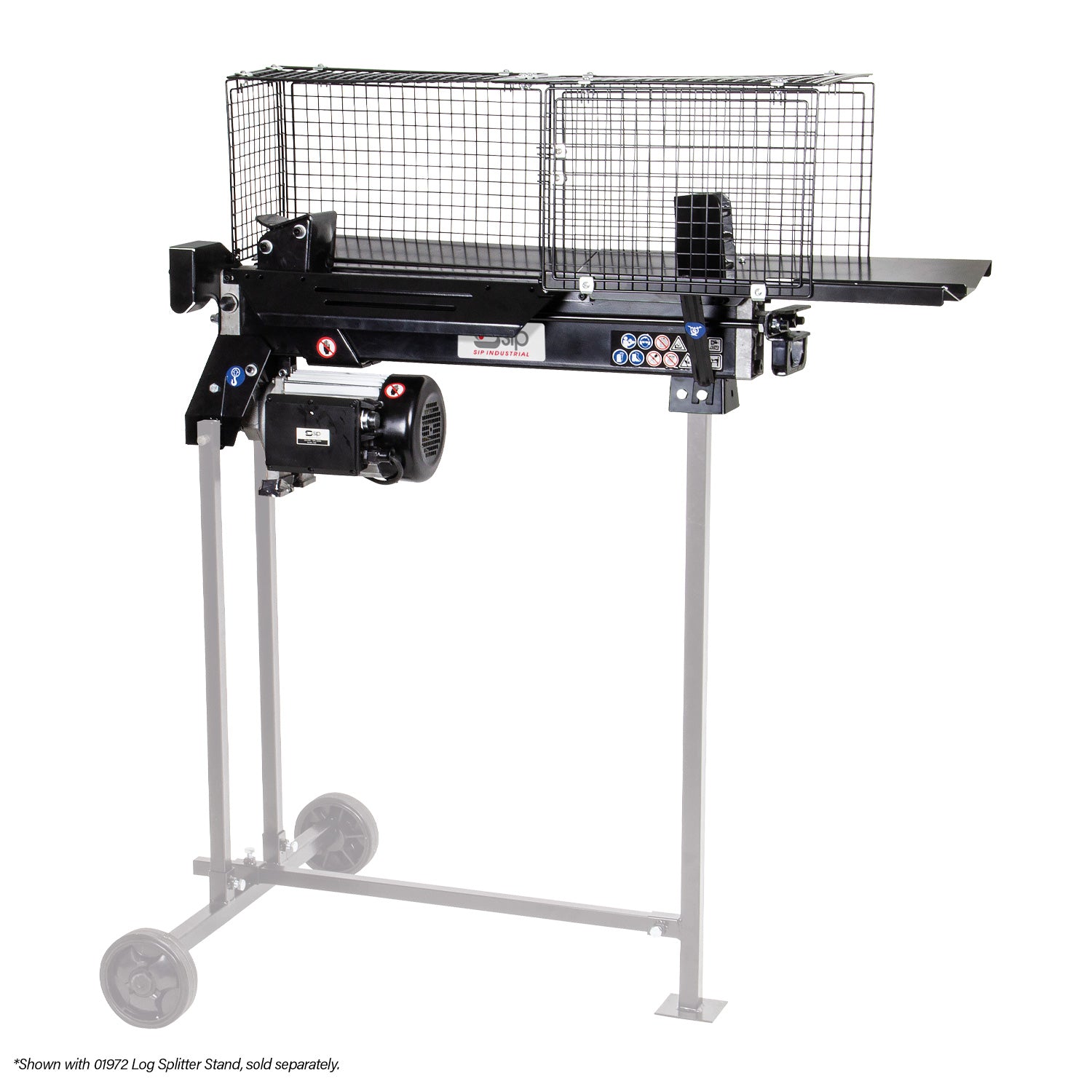 SIP 01976 5 Ton Horizontal Log Splitter with Cage