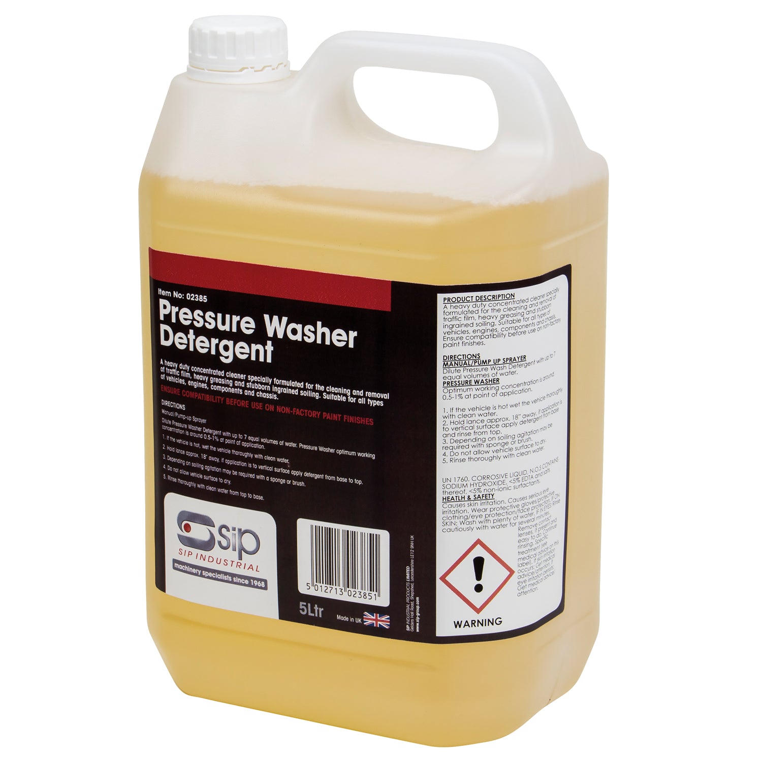 SIP 02385 Pressure Washer Detergent 5l
