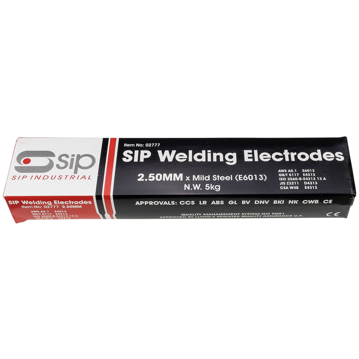 SIP 02777 Mild Steel Electrodes (5.0kg x 2.5mm)