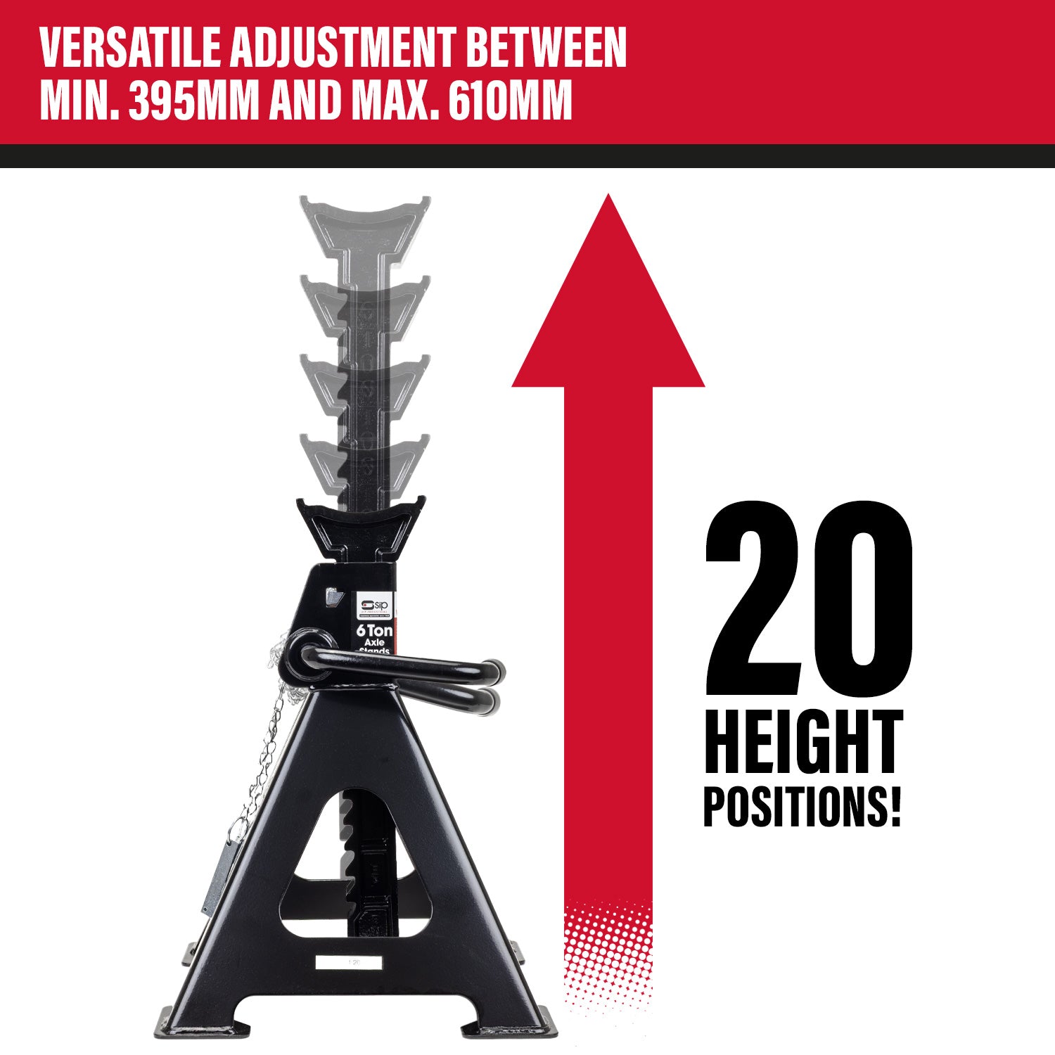 SIP 03641 6 Ton Jack Stand