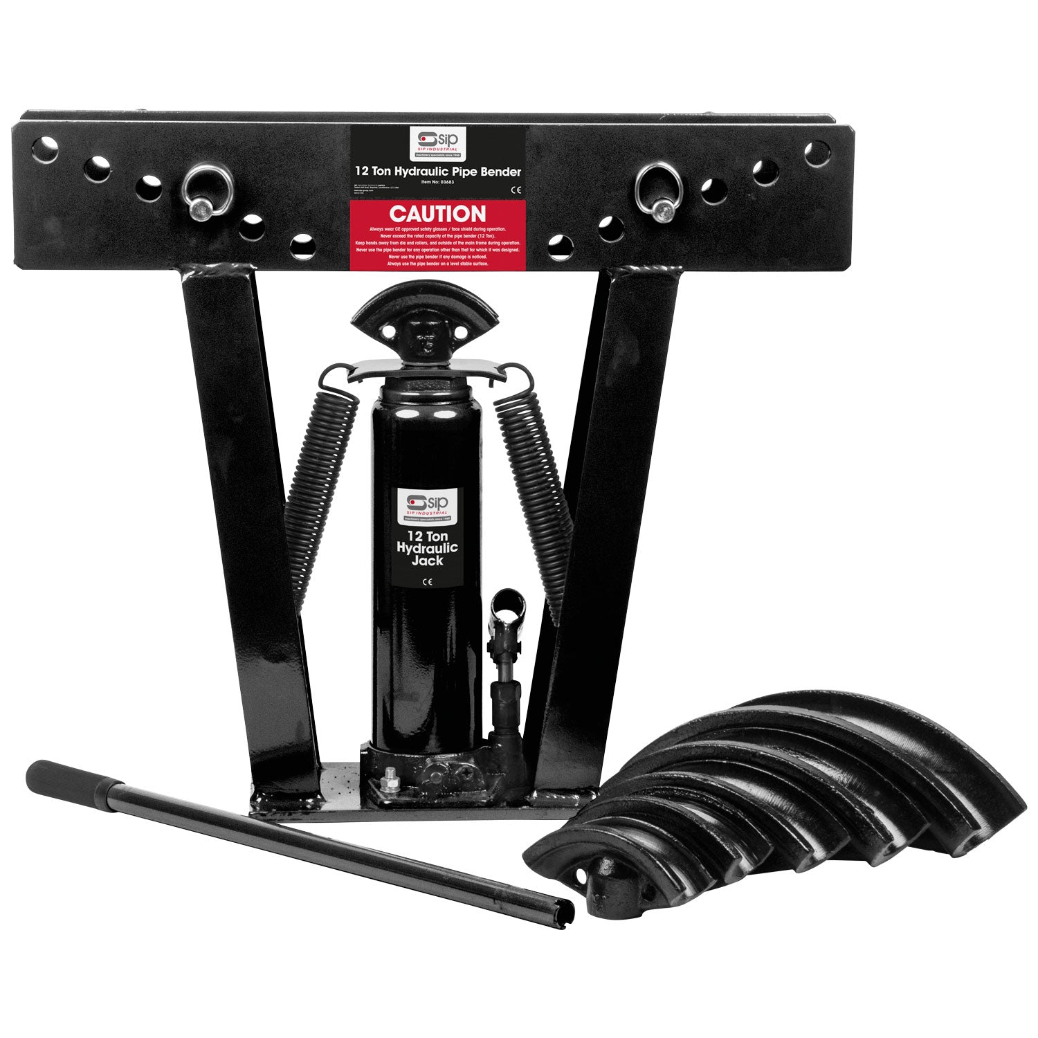 SIP 03683 12 Ton Hydraulic Pipe Bender