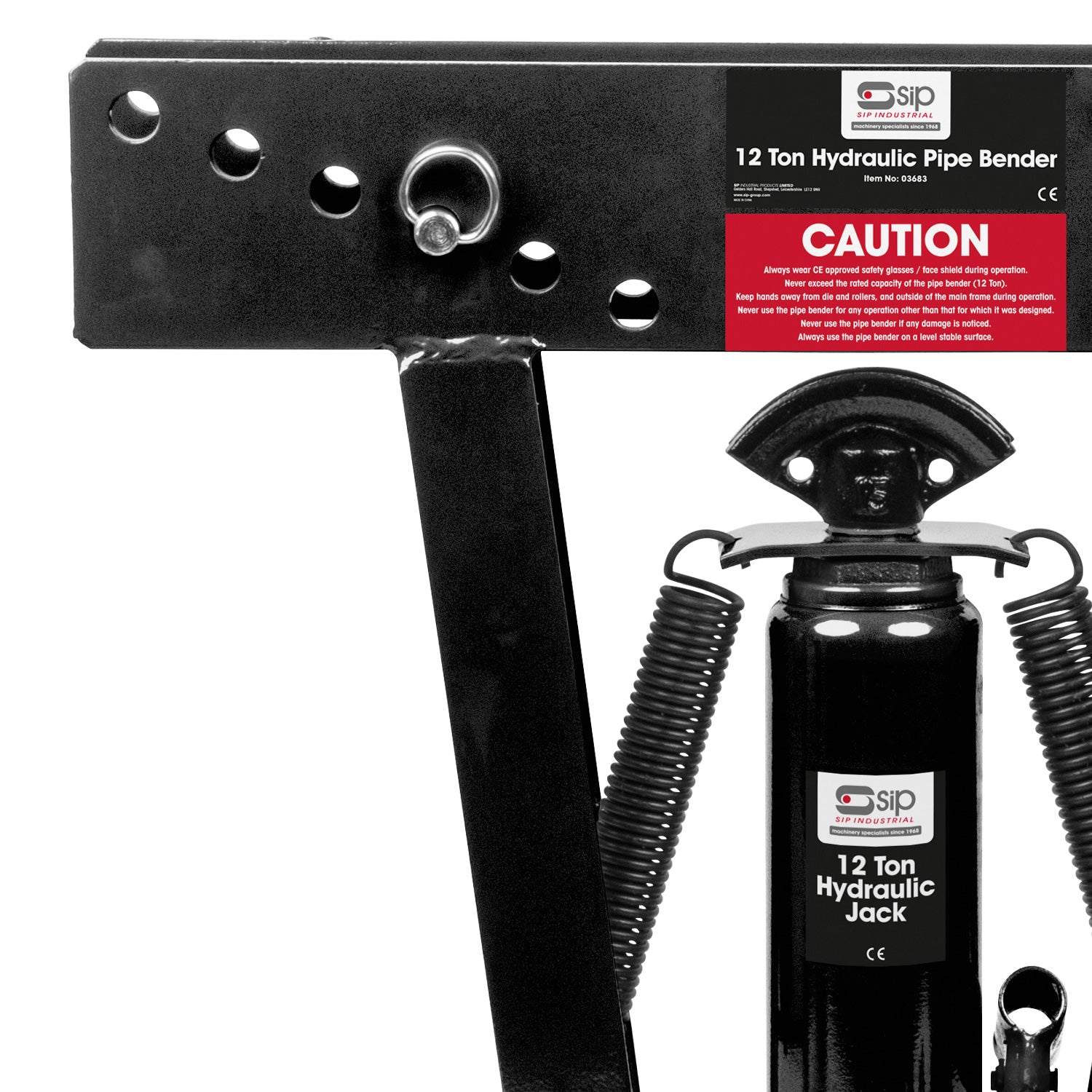SIP 03683 12 Ton Hydraulic Pipe Bender