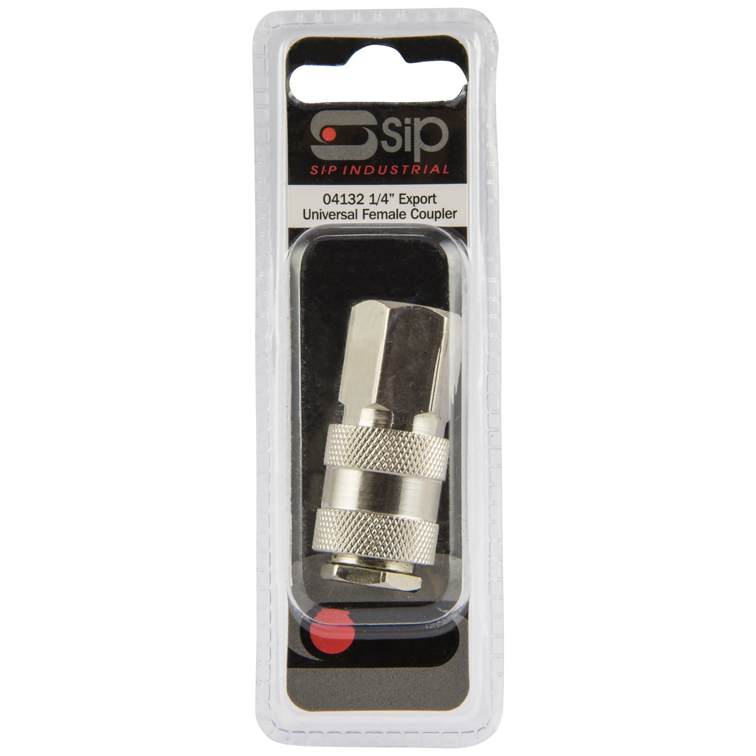 SIP 04132 Export Universal Female Coupler- 1/4" BSPT End Fitting