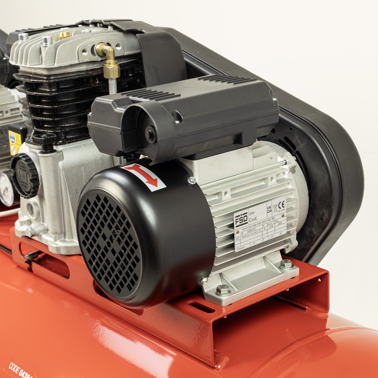 SIP 04386 Tigren 270Ltr Tandem Air Compressor 230V
