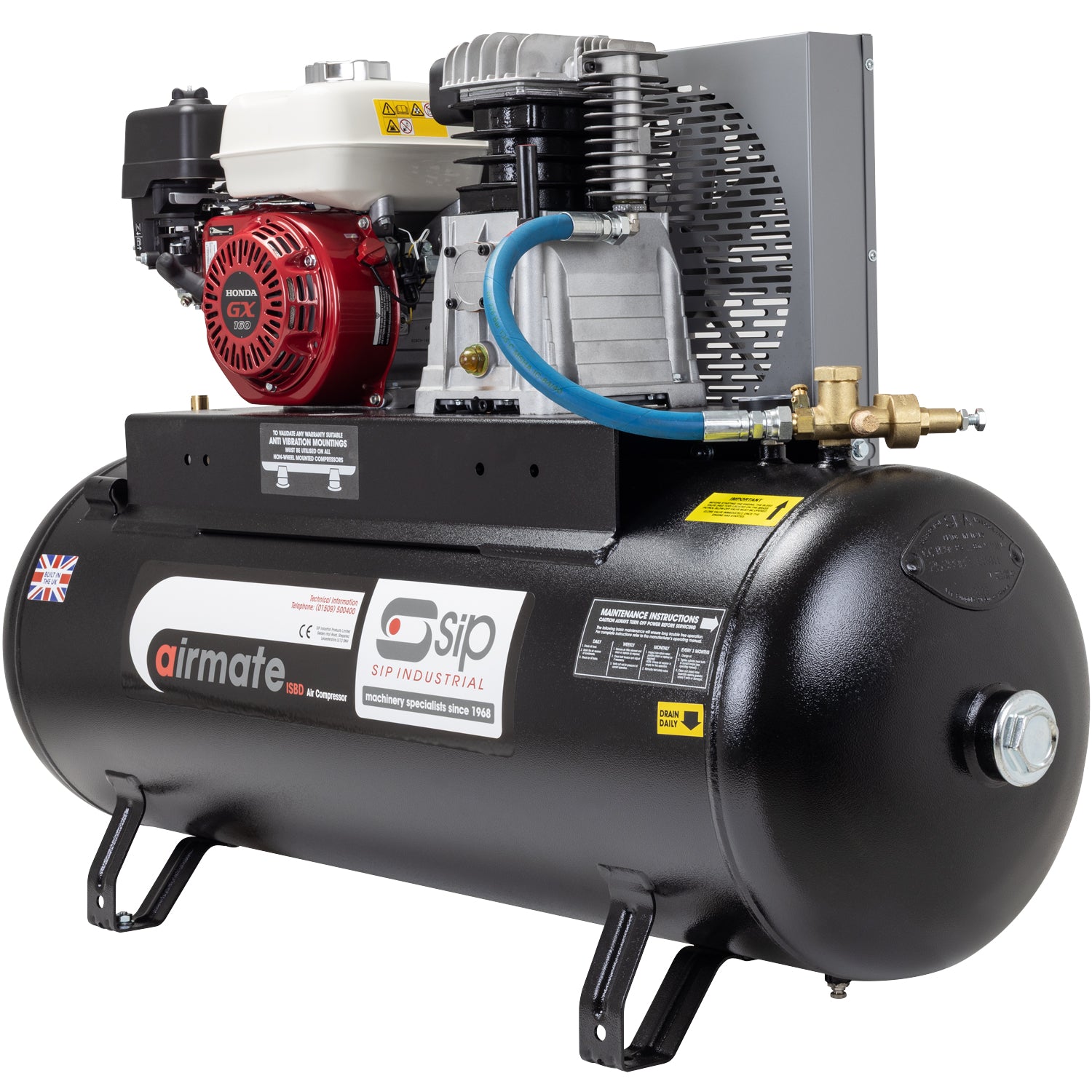 SIP 04450 Airmate Industrial Super ISHP5.5/150 Compressor