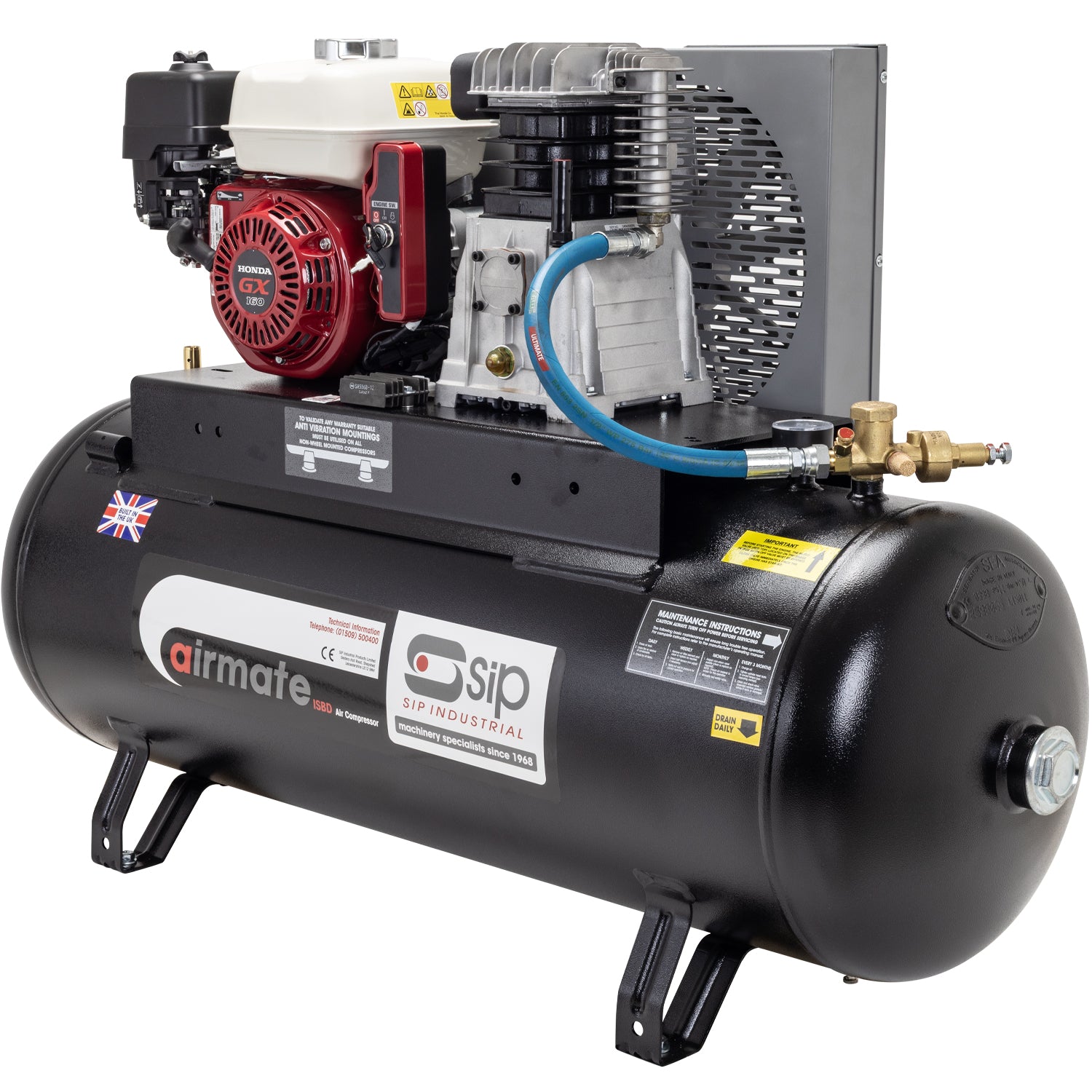 SIP 04451 Airmate Industrial Super ISHP5.5/150 Compressor E/S