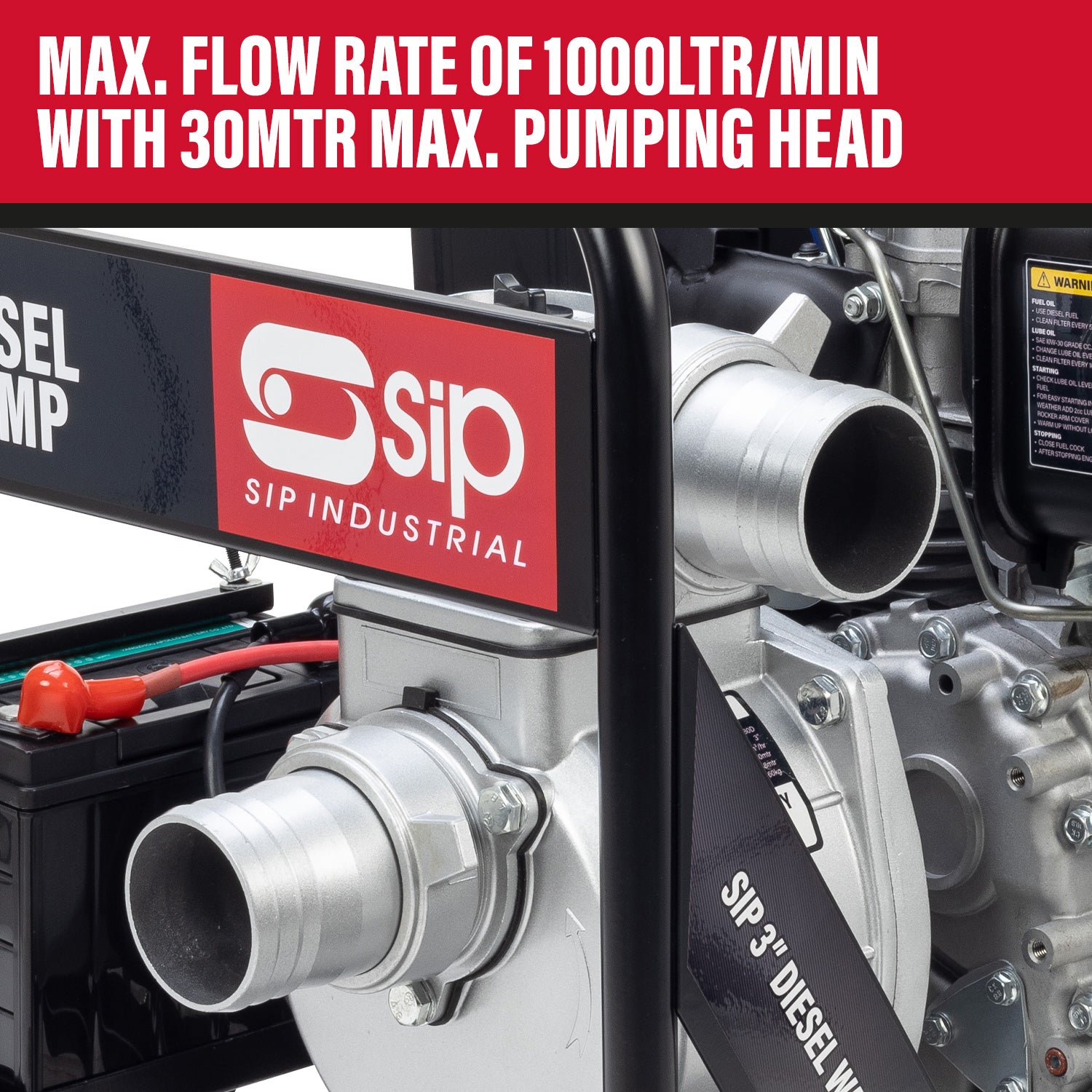 SIP 04909 3" Diesel Water Pump