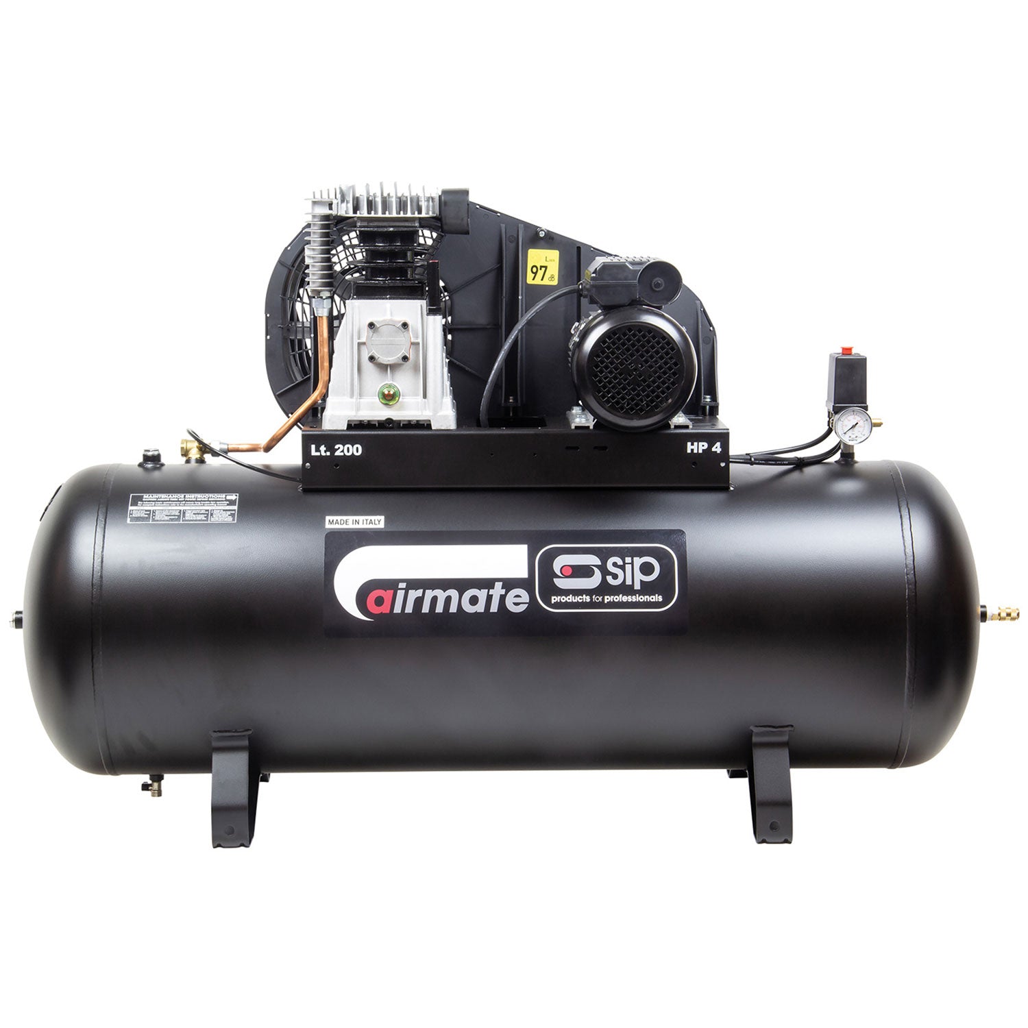 SIP 05311 PX4-3/200B Belt-Driven Compressor