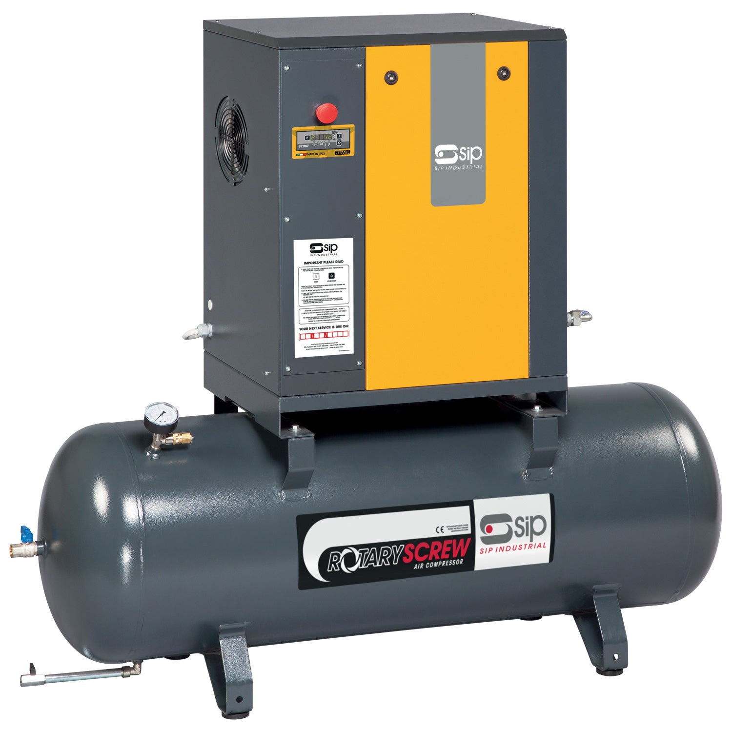 SIP 05375 RS2.2-10-200BD 230v Rotary Screw Compressor
