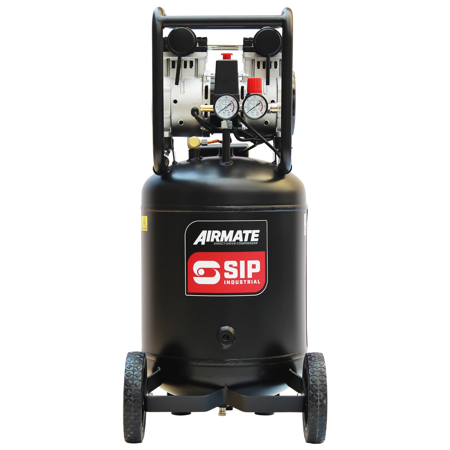 SIP 05483 DD 2hp 50ltr Low Noise Oil-Free Vertical Direct Drive Compressor