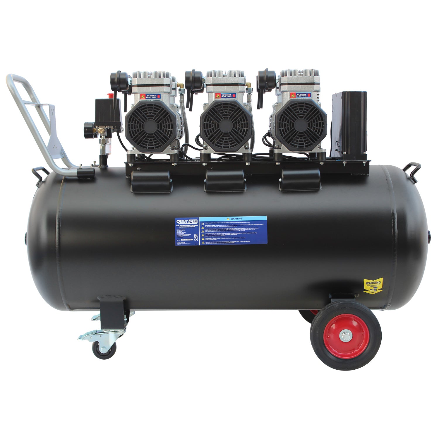 SIP 05498 QT AIR DD 4.5hp 200ltr Ultra Low Noise Oil-Free Direct Drive Compressor