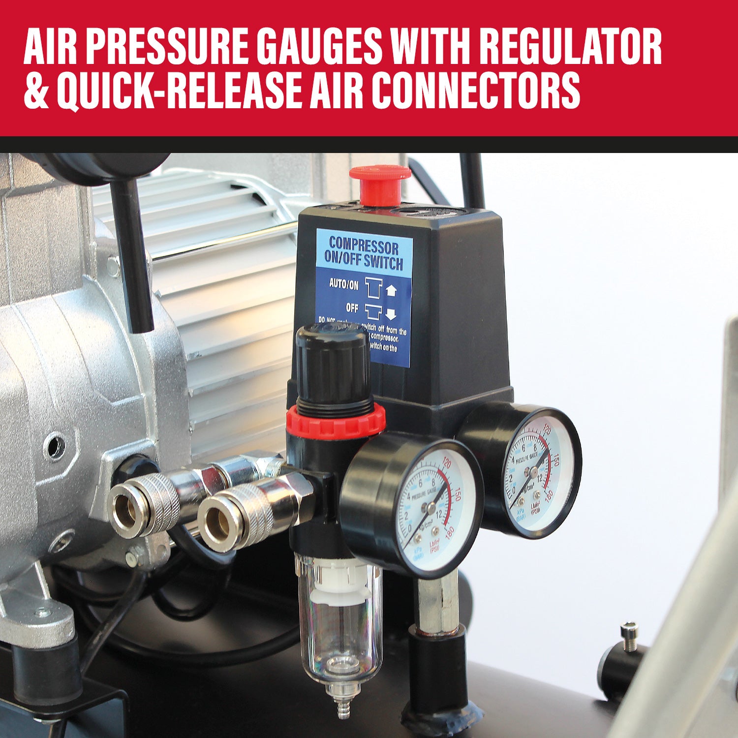 SIP 05498AHR15 QT AIR DD 4.5hp 200ltr Ultra Low Noise Compressor & Hose Reel Package
