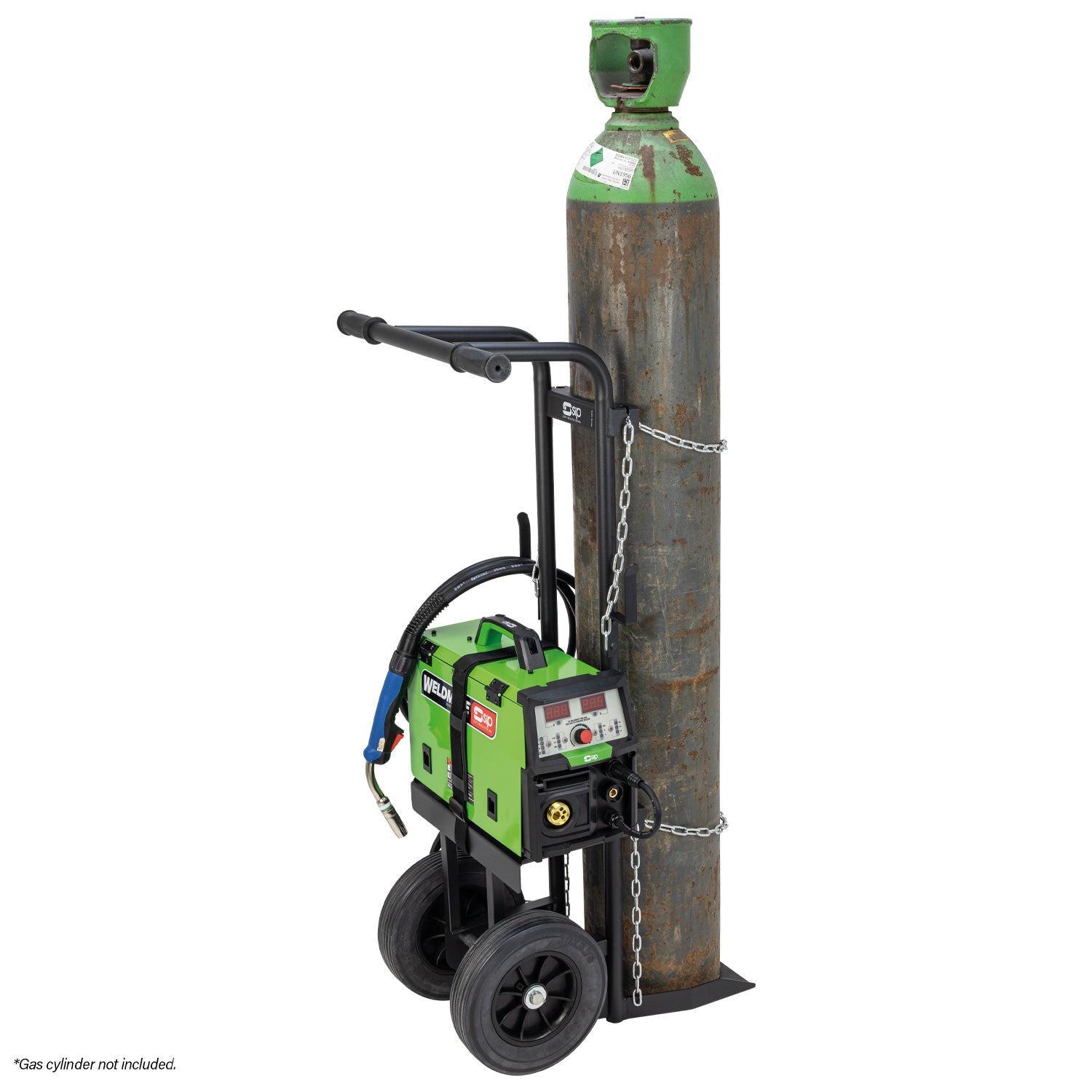 SIP 05734TROLLEY WELDMATE® PRO 200A MIG/ARC/TIG Synergic Welder with Trolley Package