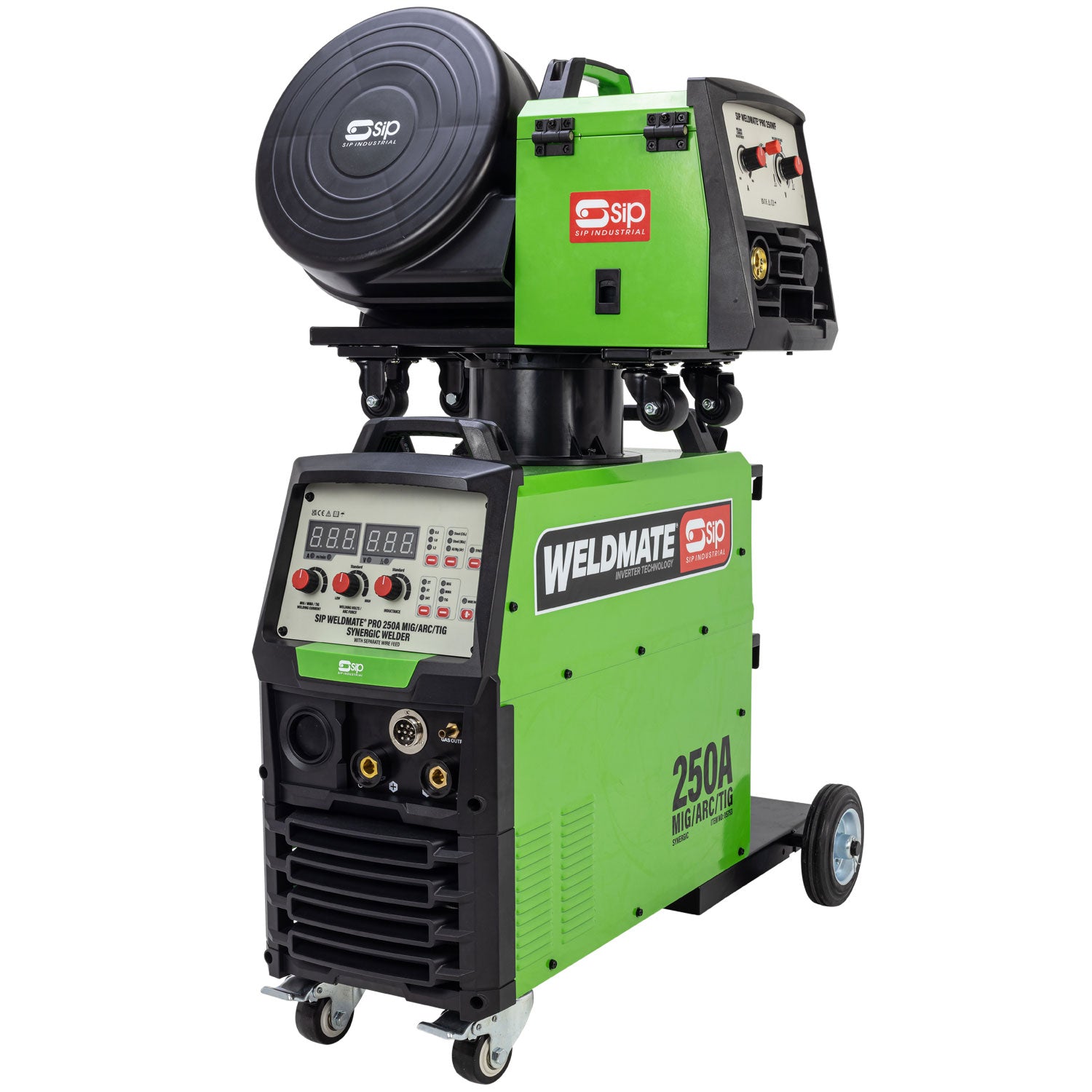 SIP 05753 WELDMATE® PRO 250A MIG/ARC/TIG Synergic Welder with Separate Wire Feed