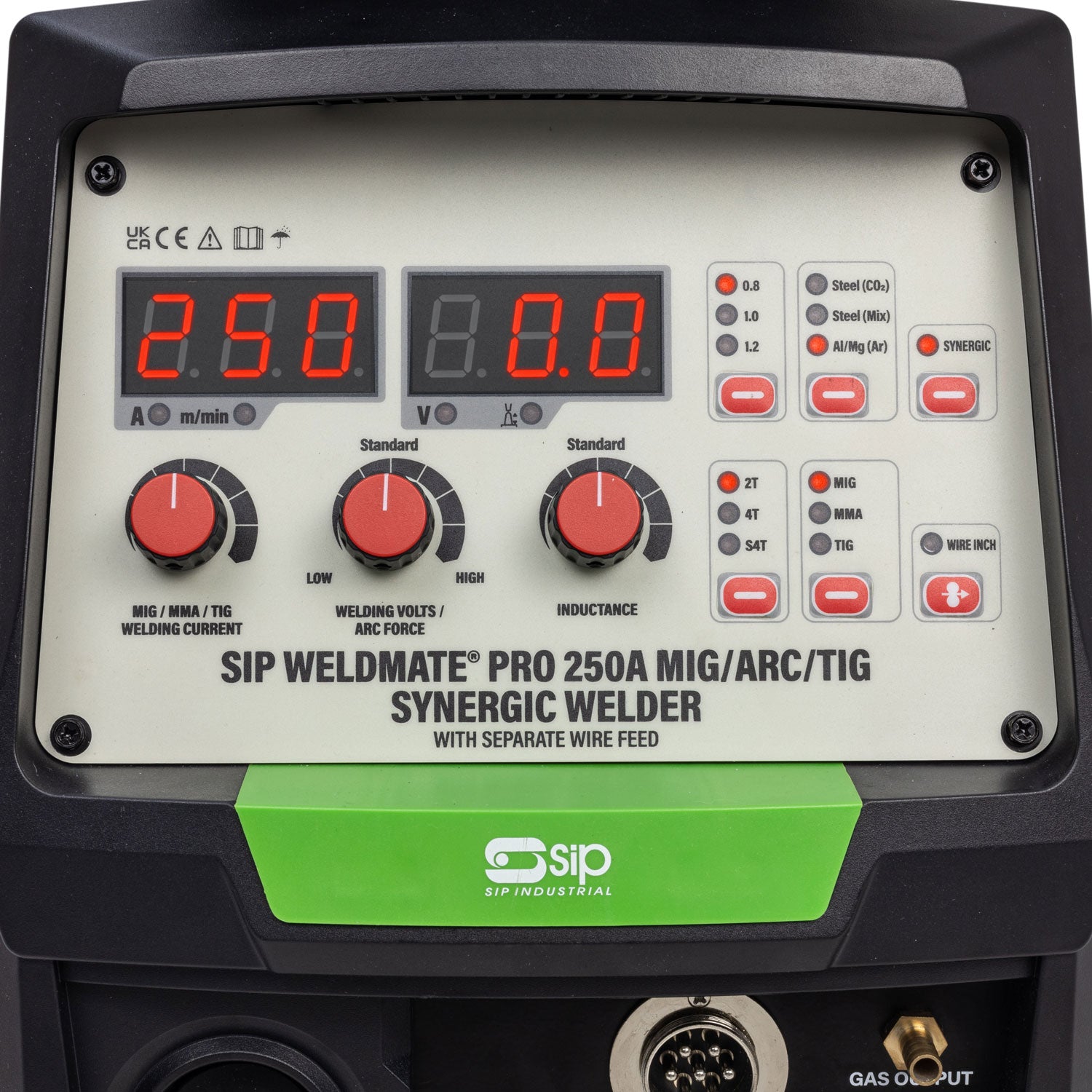 SIP 05753 WELDMATE® PRO 250A MIG/ARC/TIG Synergic Welder with Separate Wire Feed