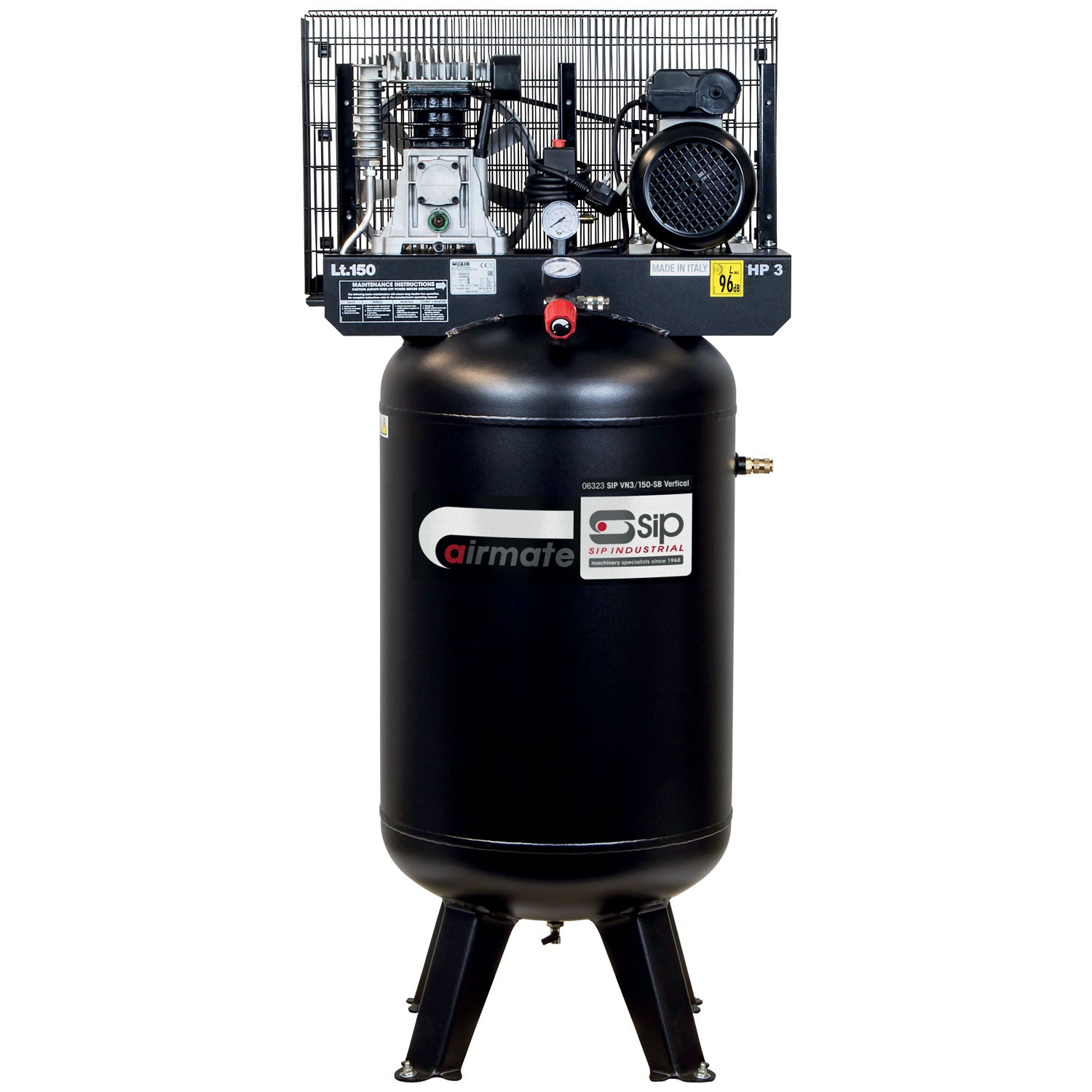 SIP 06323 VN3/150-SB Vertical Tank Air Compressor