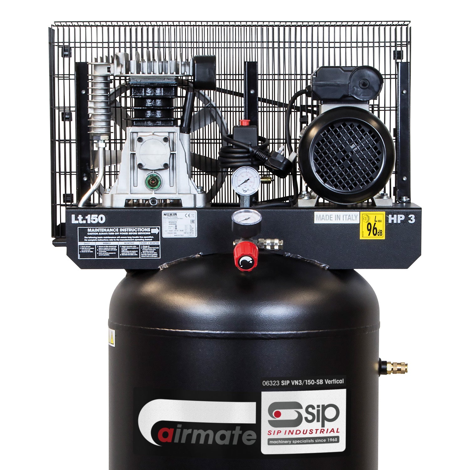 SIP 06323 VN3/150-SB Vertical Tank Air Compressor