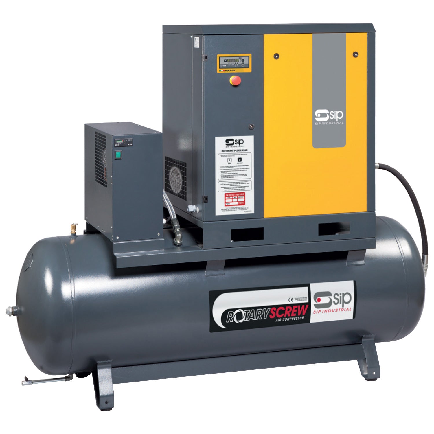 SIP 06430A SIP RS11-08-500BD/RD 500ltr Rotary Screw Compressor with Dryer