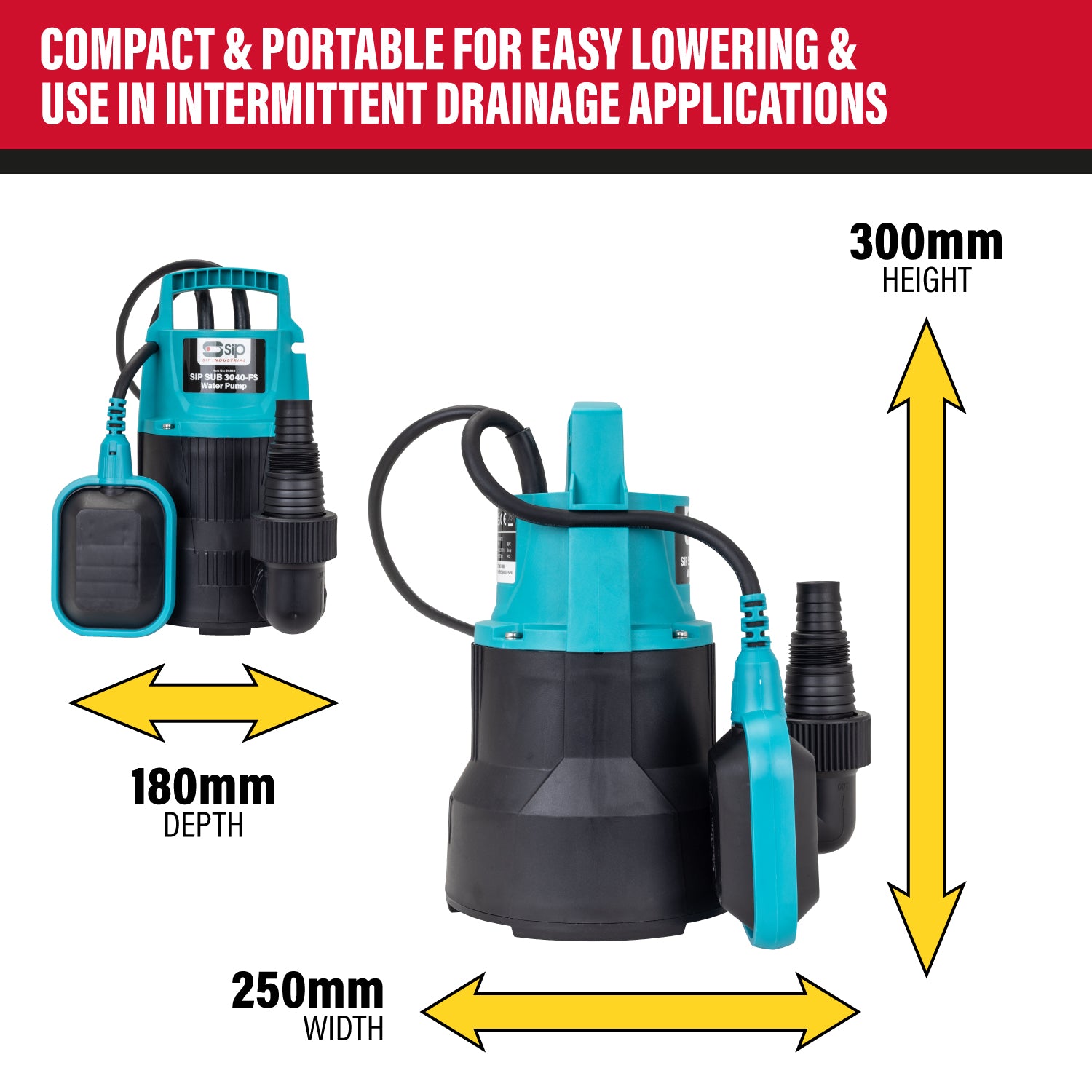 SIP 06865 SUB 3040 Submersible Water Pump