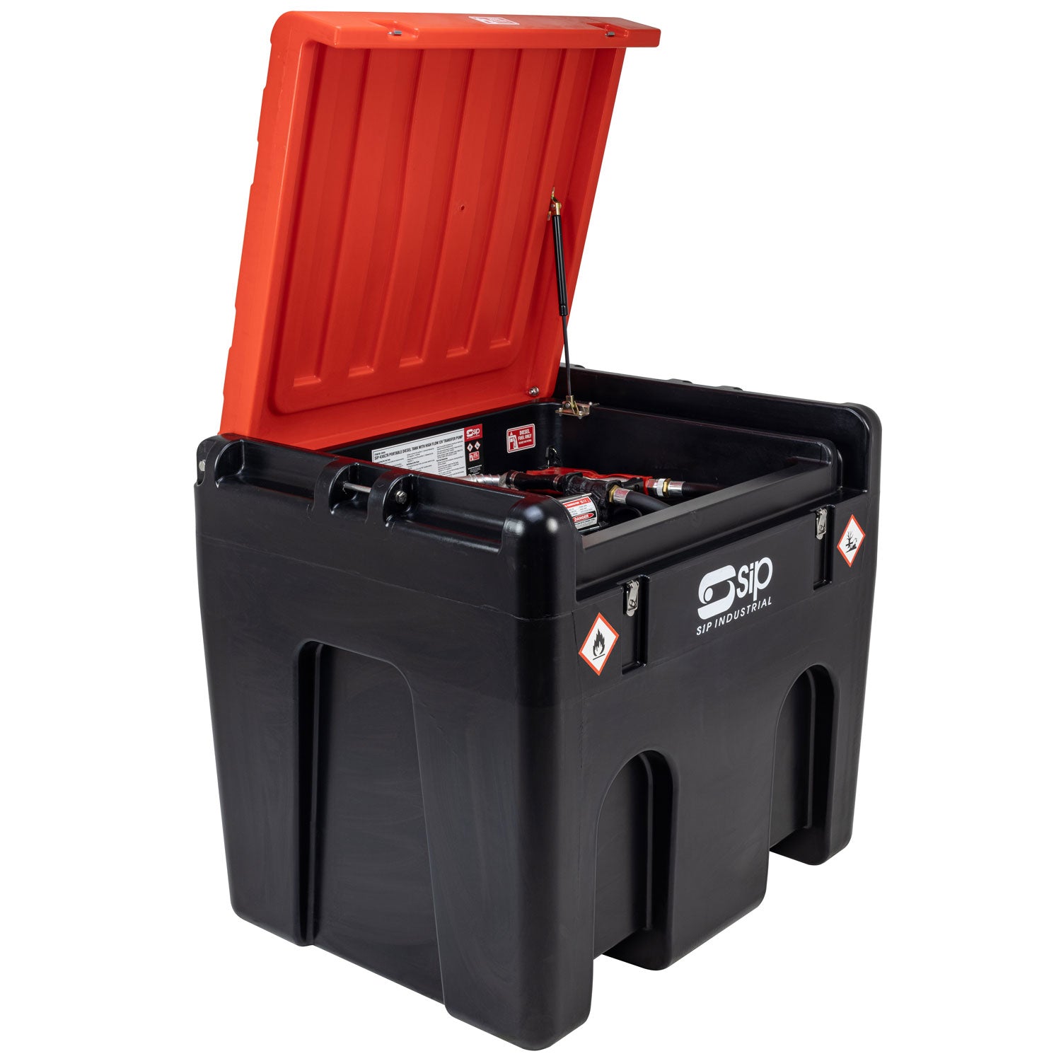 SIP 430ltr Portable Diesel Tank with High-Flow 12v Transfer Pump