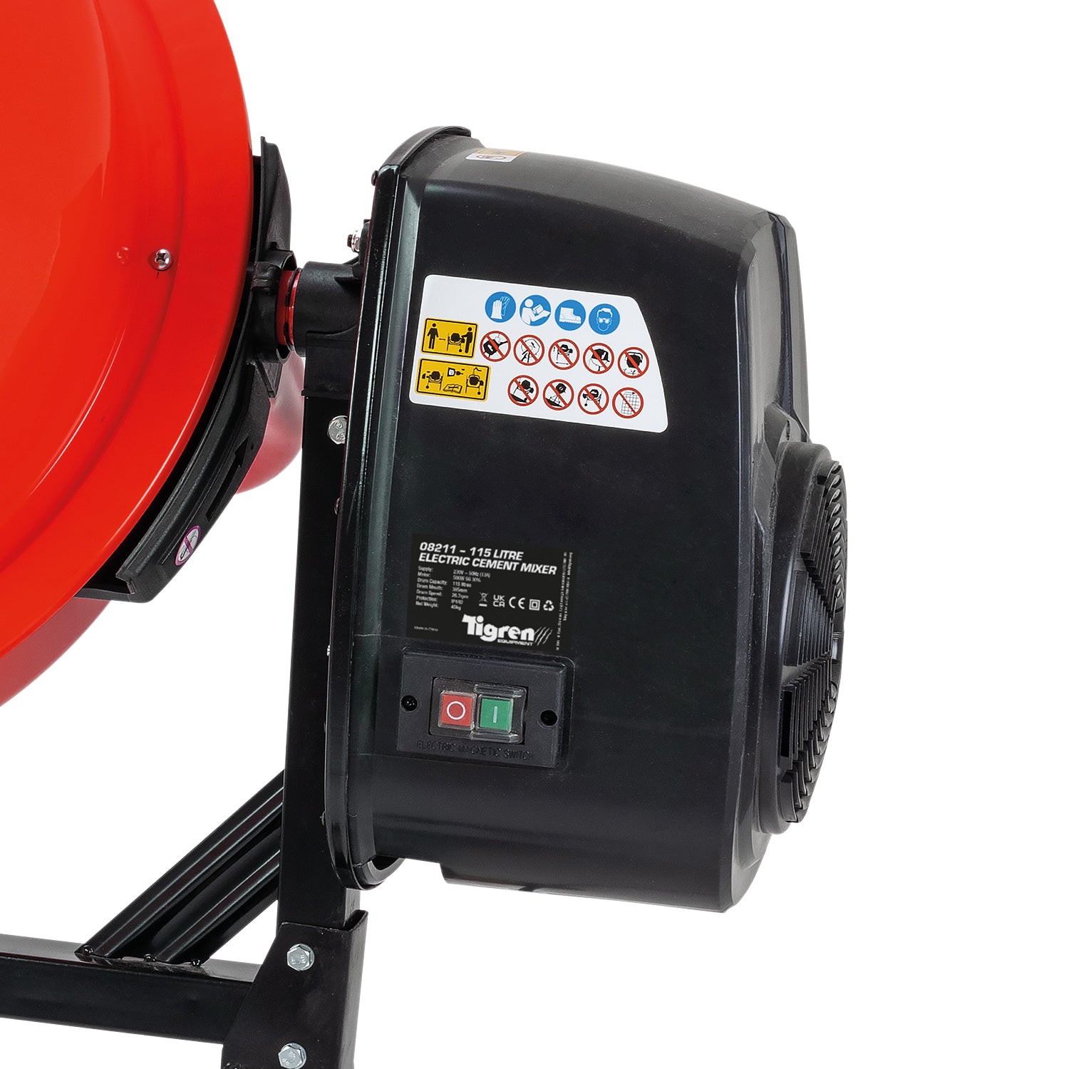 SIP 08211 TIGREN 115ltr Electric Cement Mixer