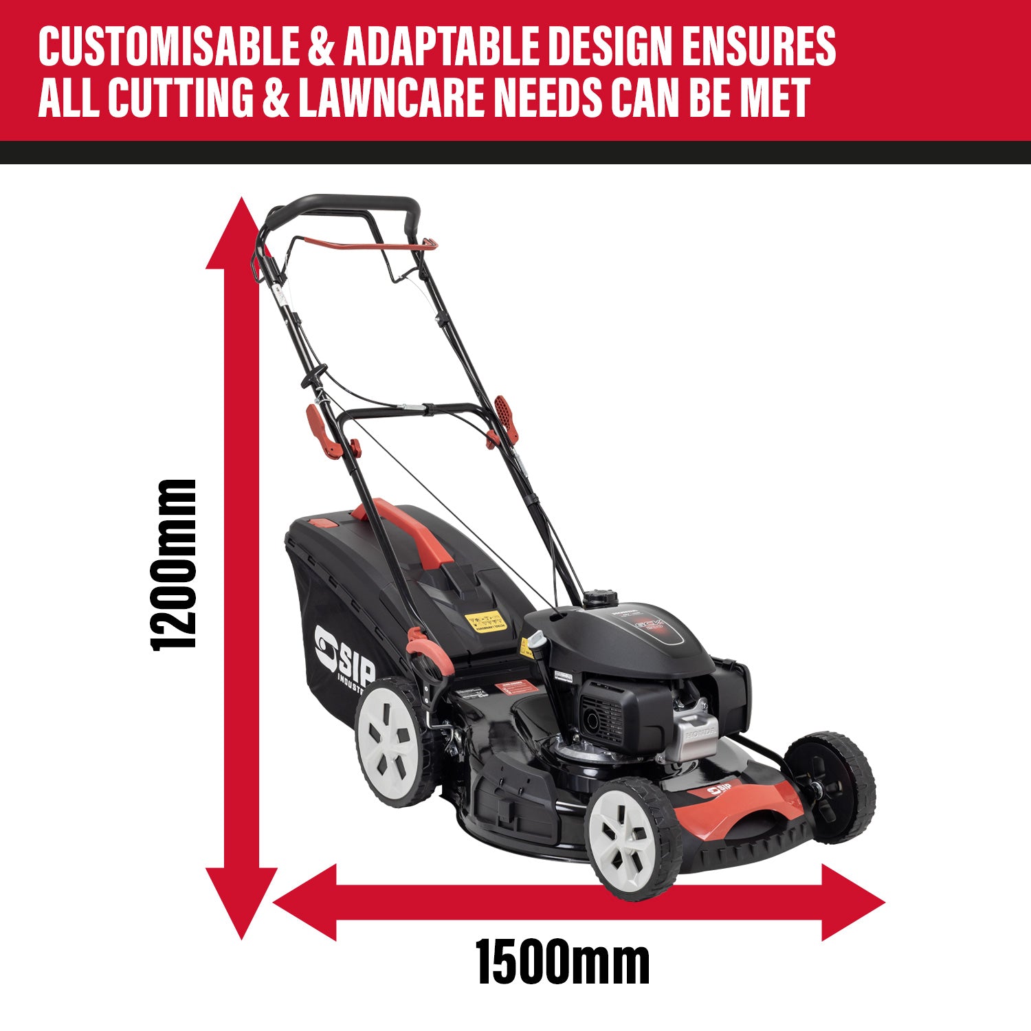SIP 08228 Honda-Powered 56cm Petrol Lawnmower