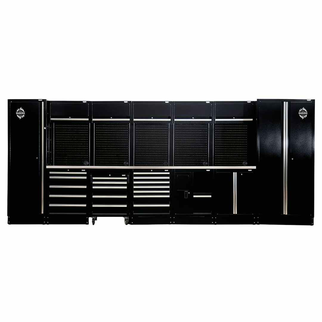 BUNKER 27468 Modular Storage Combo with Stainless Steel Worktop (25 Piece)
