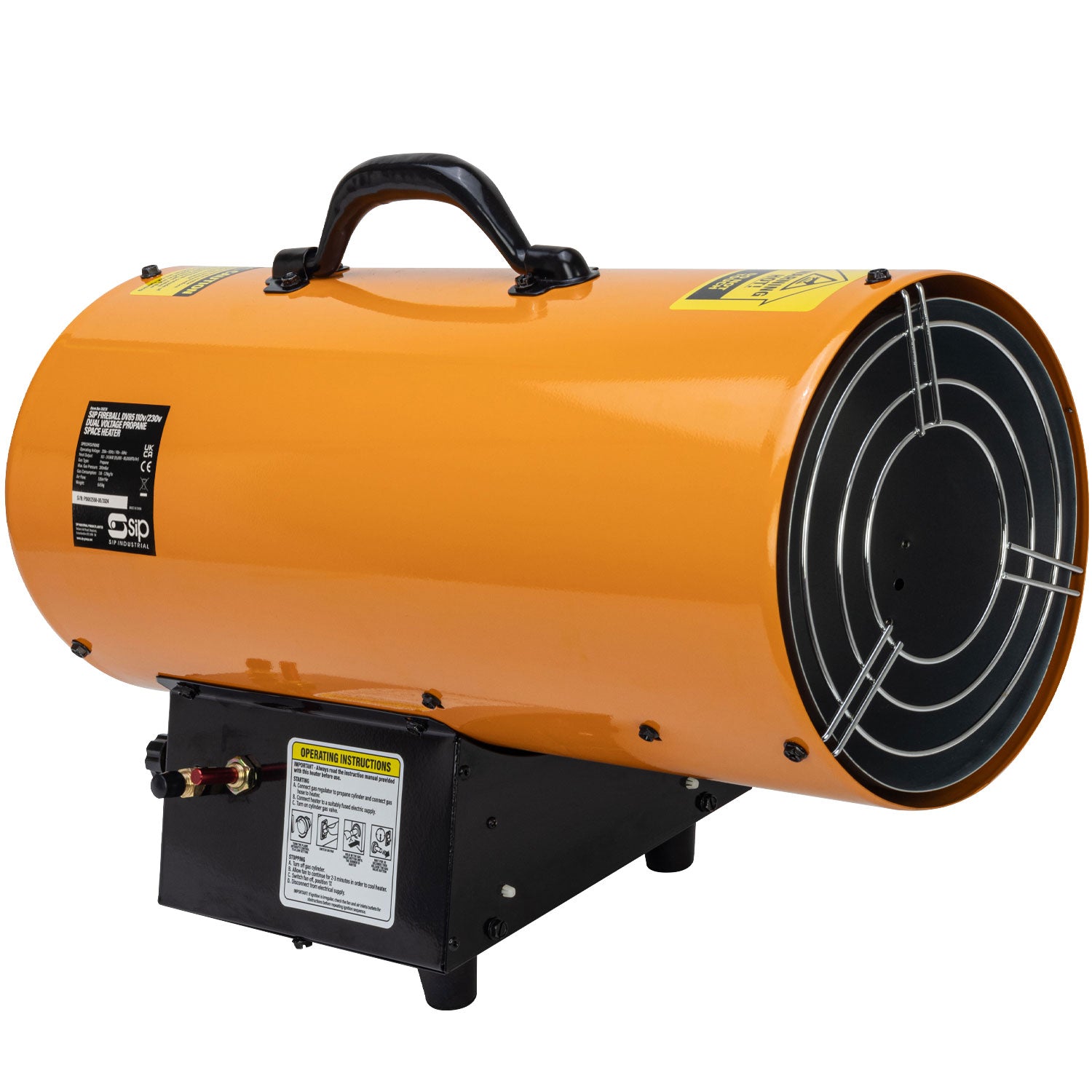 SIP 09231 Fireball DV85 110v/230v Propane Space Heater