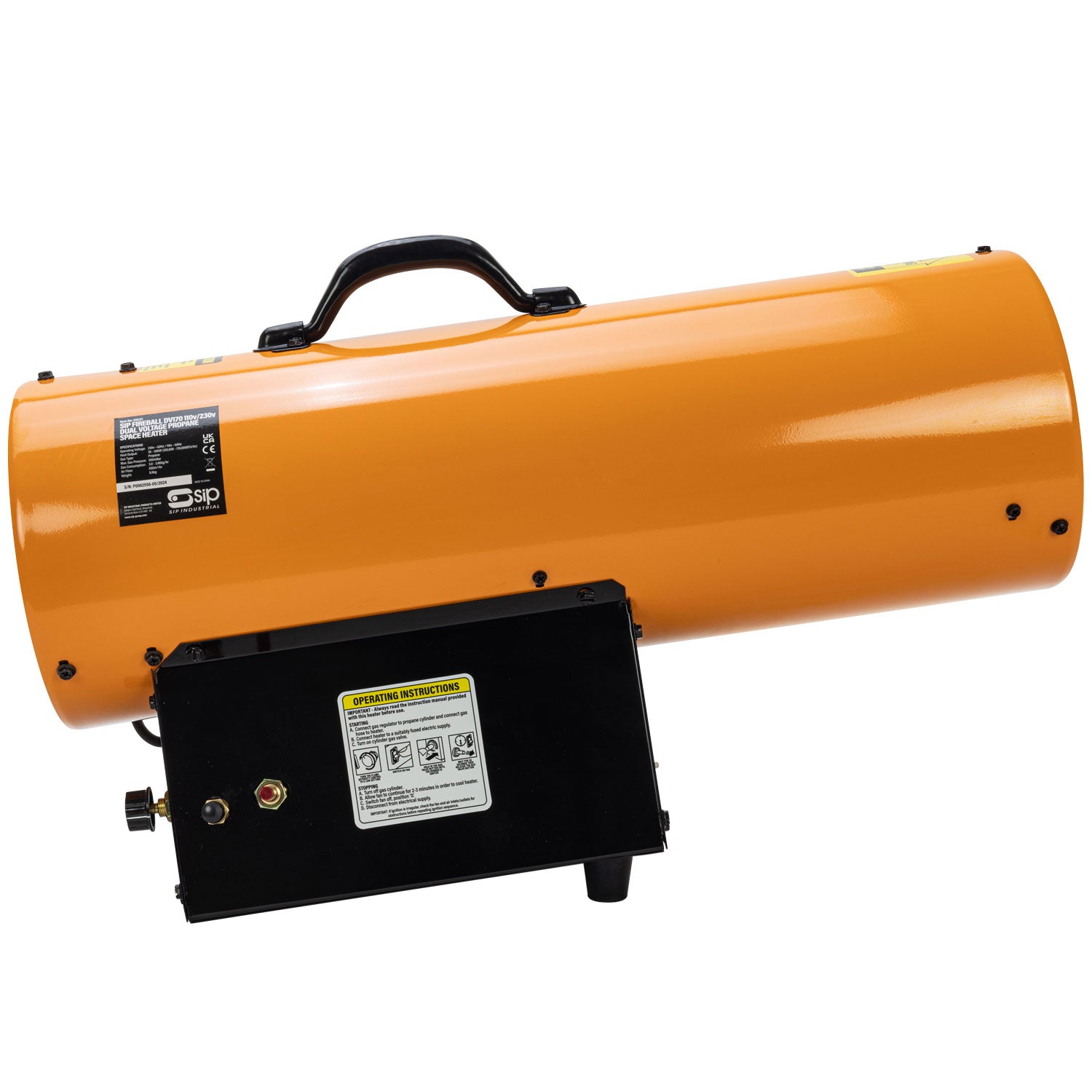 SIP 09233 Fireball DV170 110v/230v Propane Space Heater