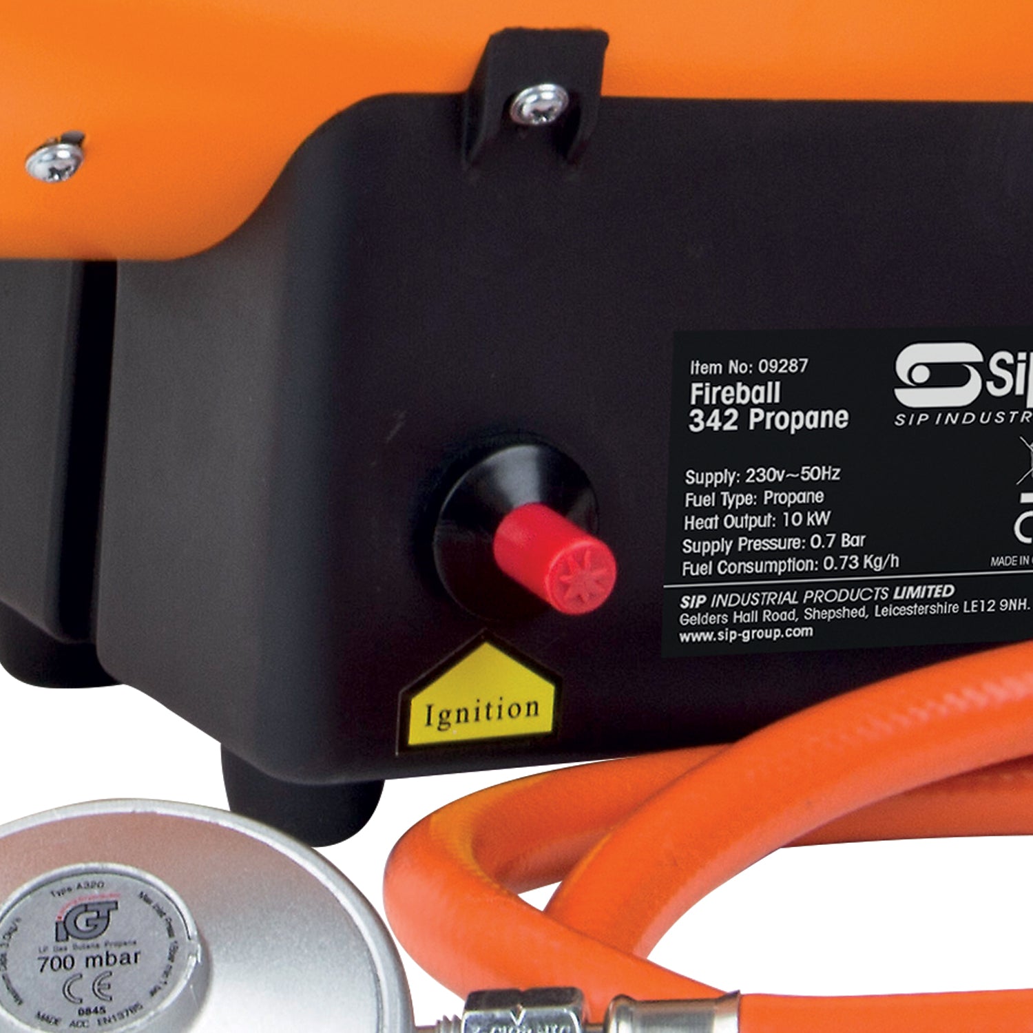 SIP 09287 Fireball 342 Propane Gas Space Heater