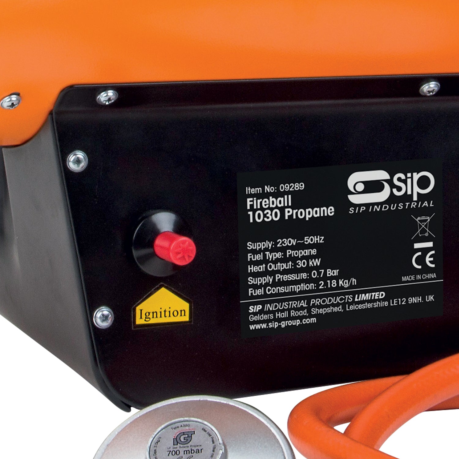 SIP 09289 Fireball 1030 Propane Gas Heater