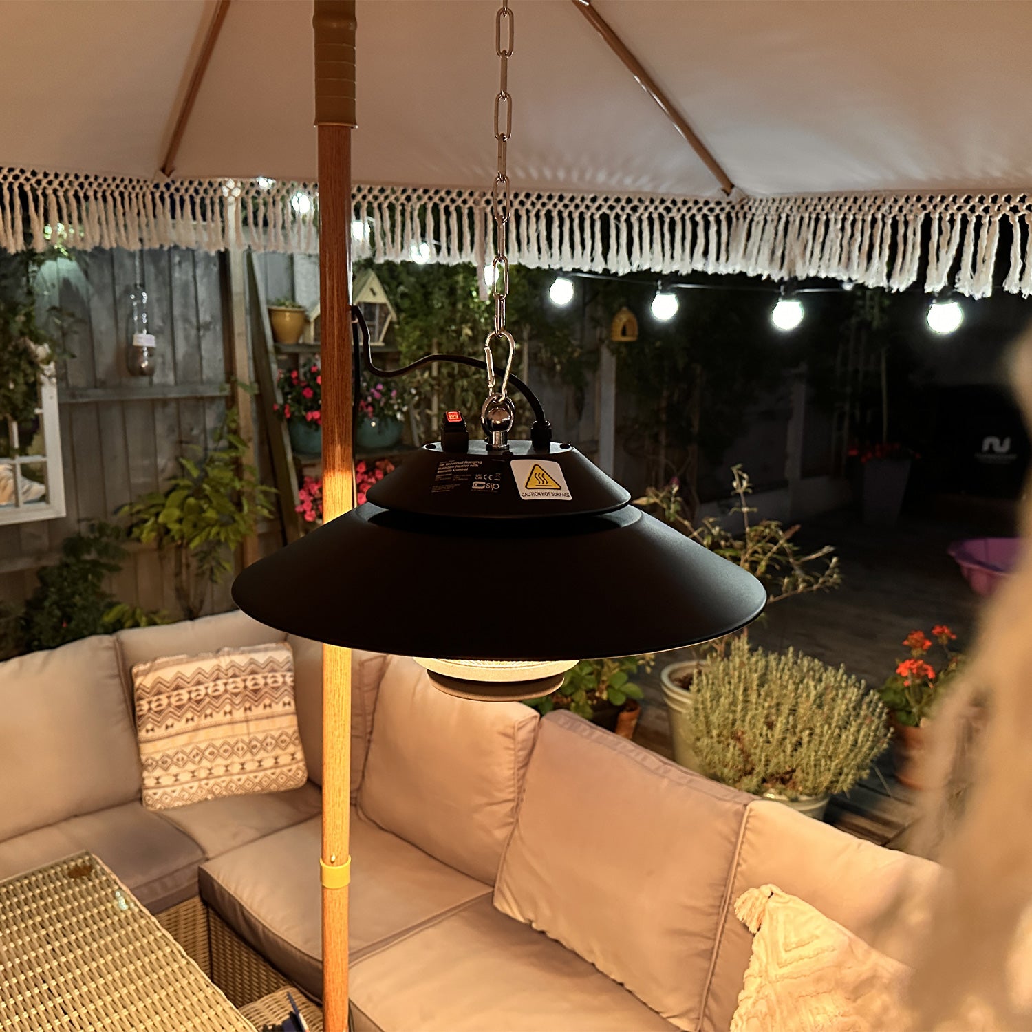 SIP 09587 Universal Hanging Halogen Heater