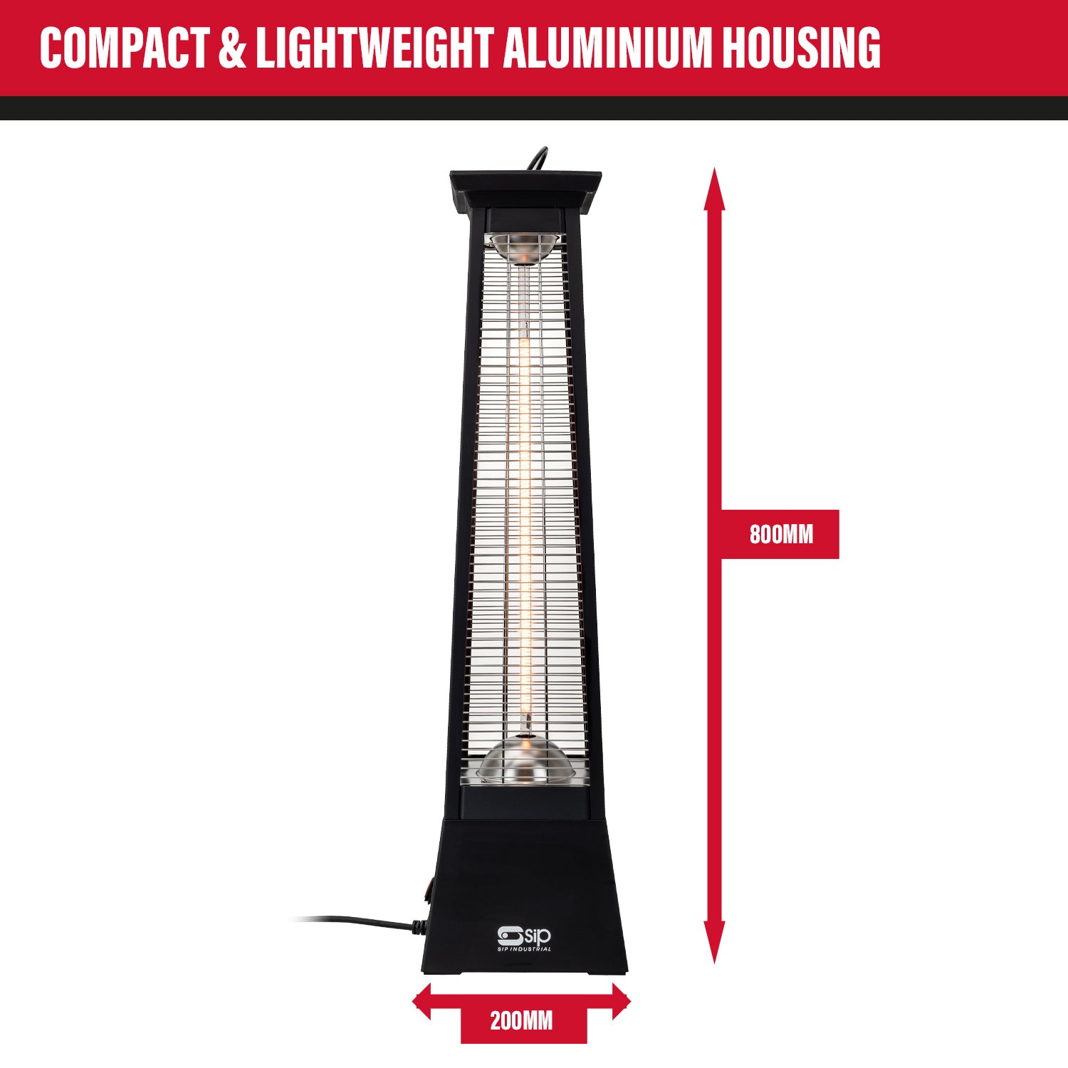 SIP 09588 Universal Freestanding Pyramid Heater