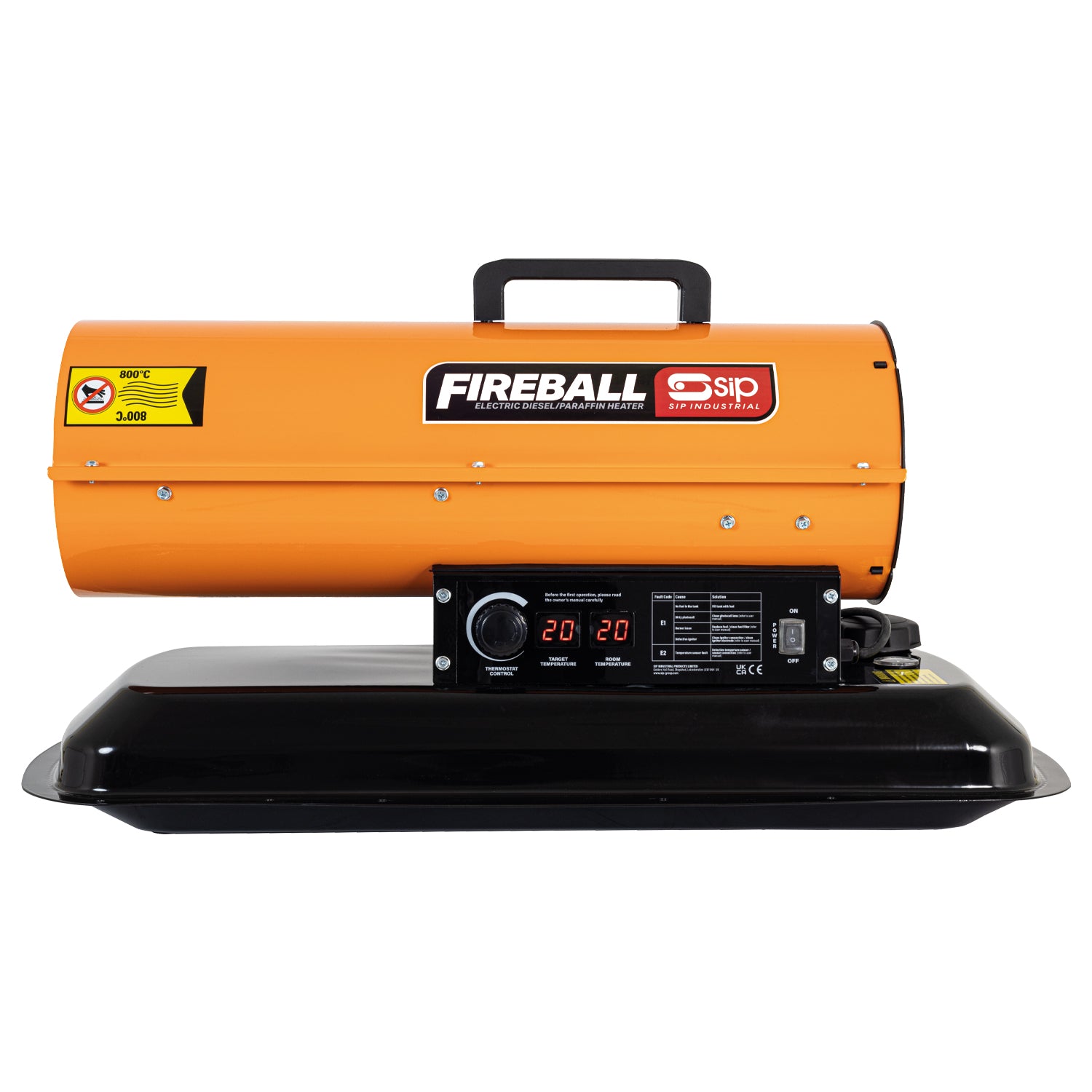 SIP 09590 Fireball XD50F Diesel/Paraffin Space Heater