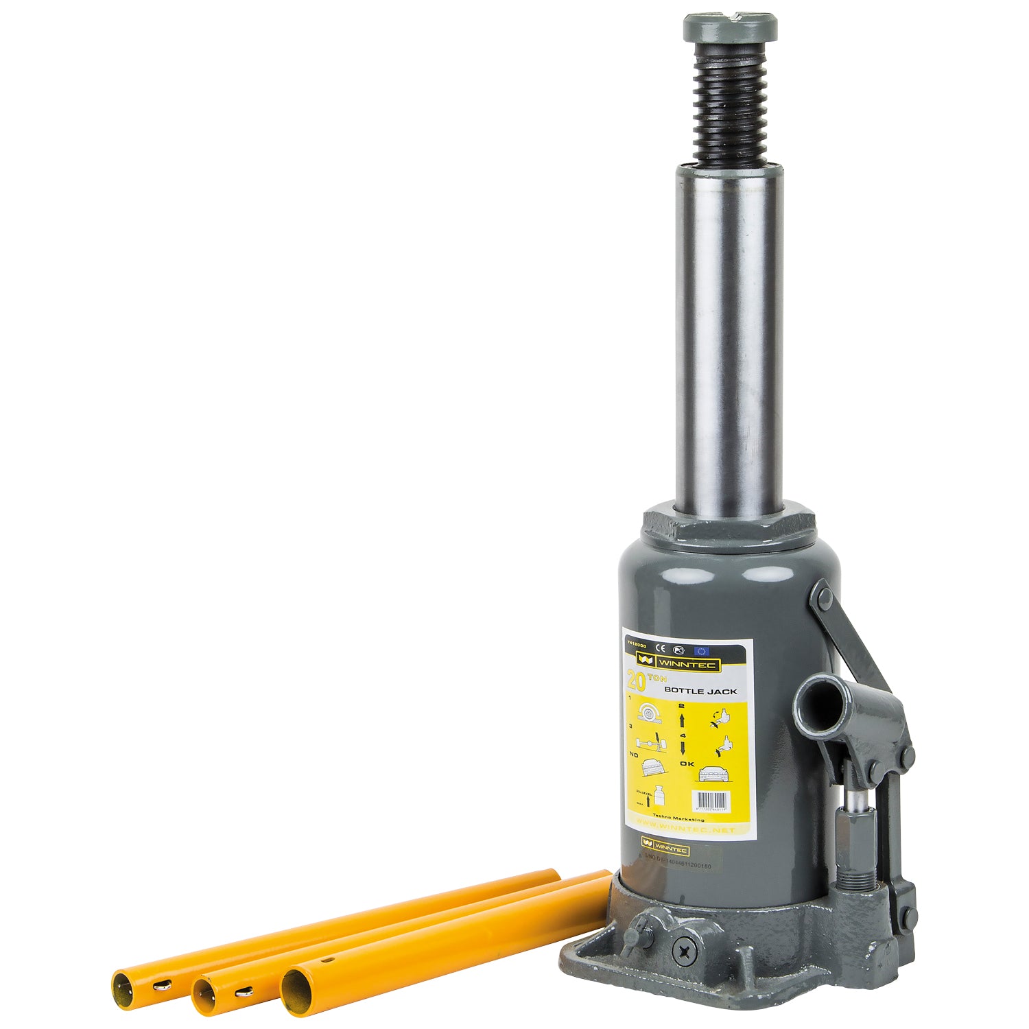 SIP 09818 Winntec 20 Ton Bottle Jack