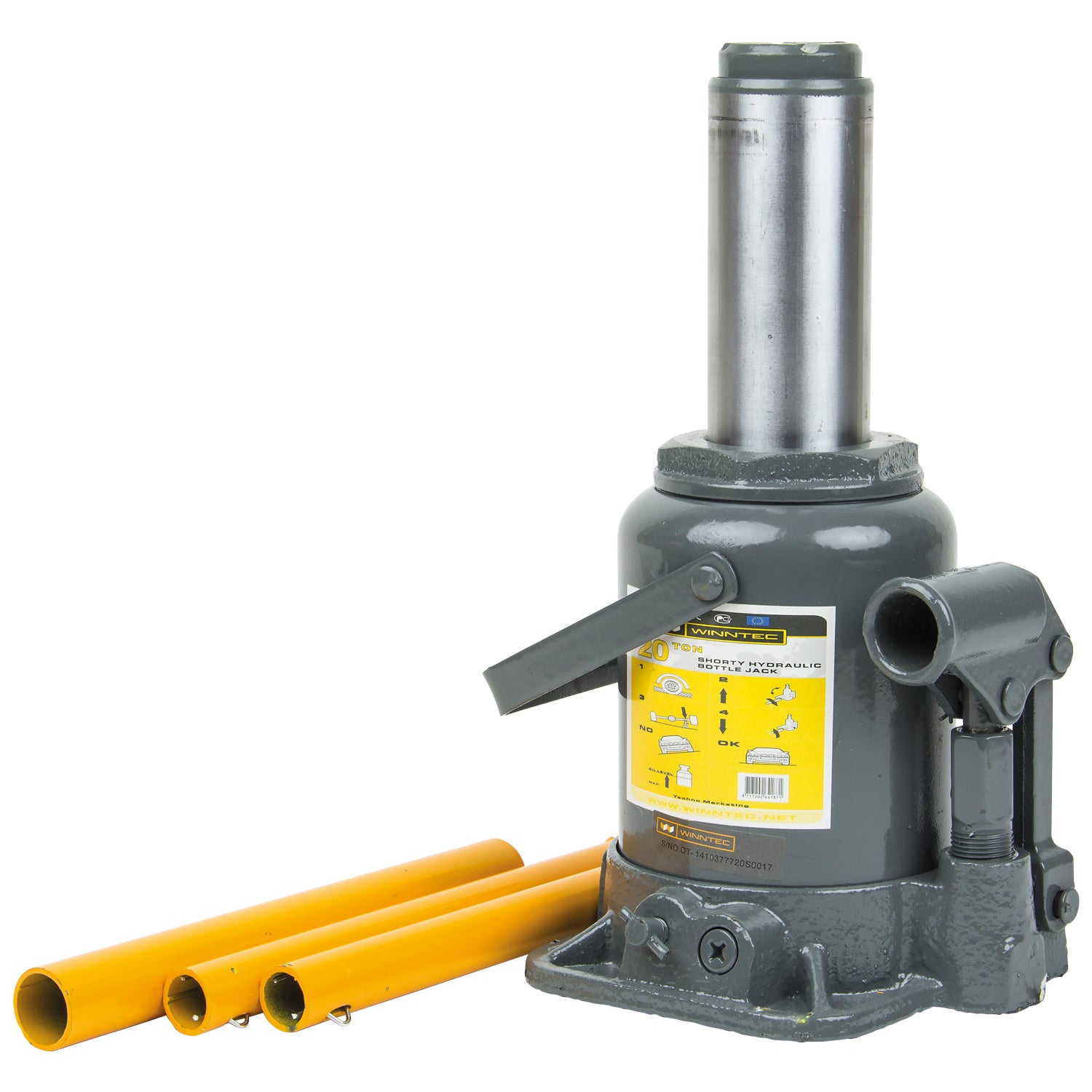 SIP 09833 Winntec Low Entry 20 Ton Bottle Jack