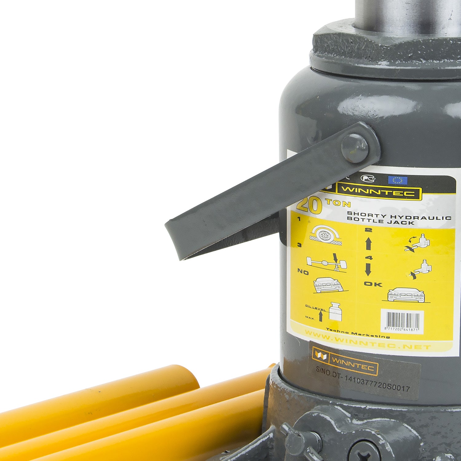SIP 09833 Winntec Low Entry 20 Ton Bottle Jack