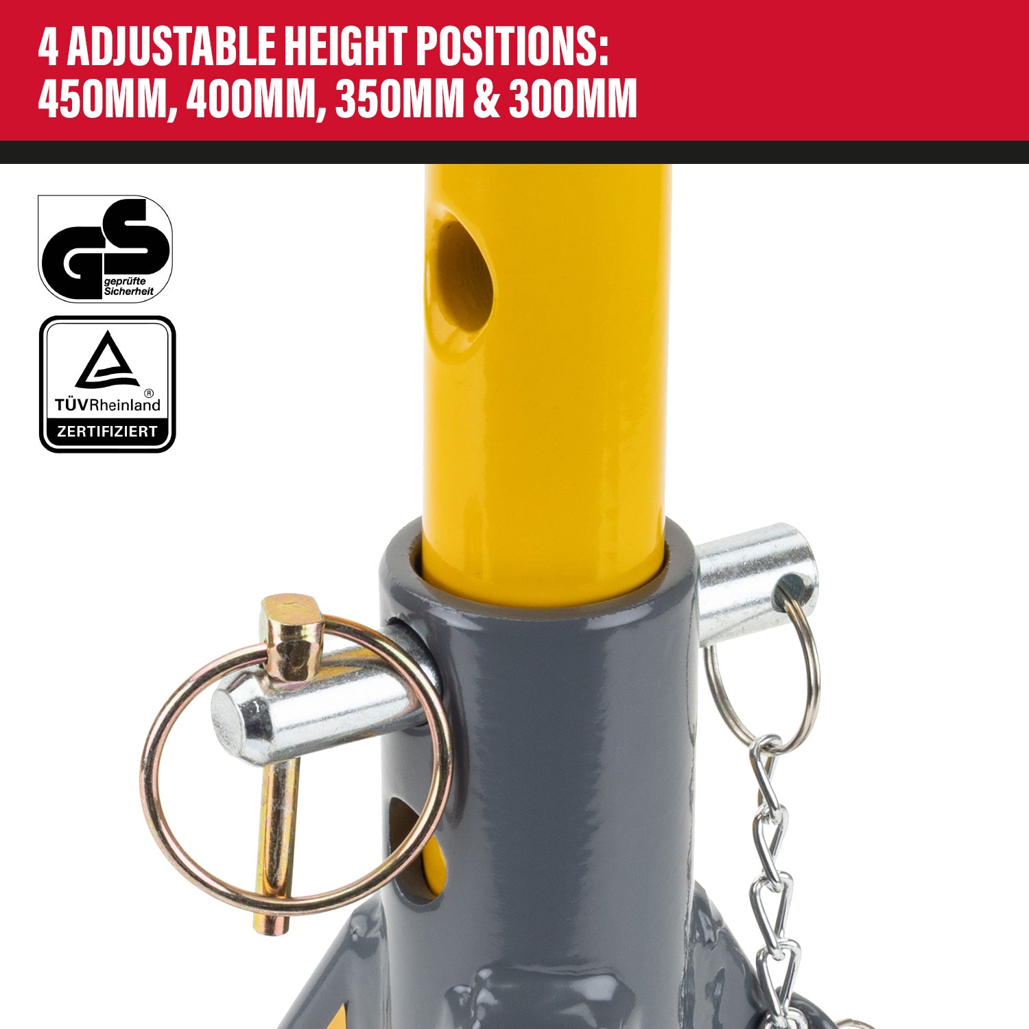 SIP 09847 WINNTEC® 3 TON Pin Jack Stands