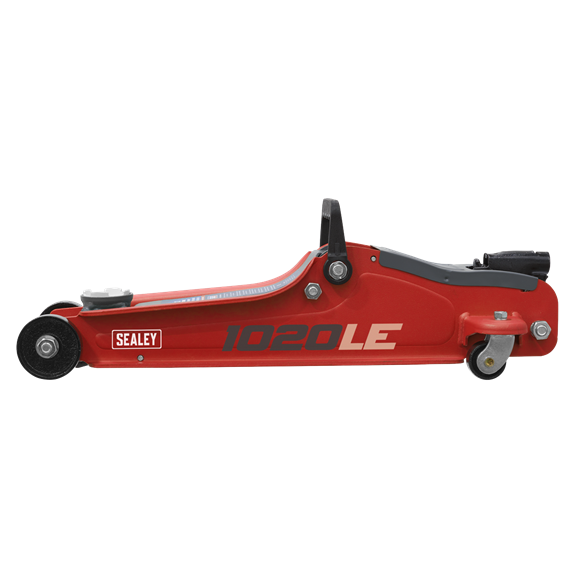 Sealey 1020LE Low Profile Short Chassis Trolley Jack 2 Tonne - Red