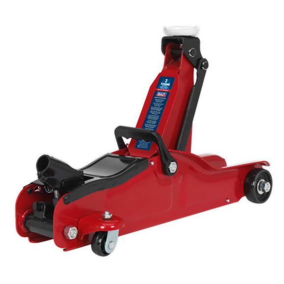 Sealey 1050CXLE Low Profile Short Chassis Trolley Jack 2 Tonne