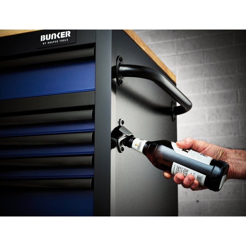 BUNKER 27336 15 Drawer Workbench Roller Tool Cabinet, 61"