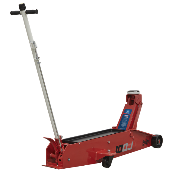 Sealey 10QJ Premier Long Reach Trolley Jack 10 Tonne