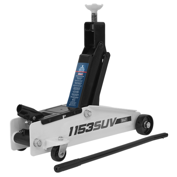 Sealey 1153SUV Long Chassis High Lift SUV Trolley Jack 3tonne