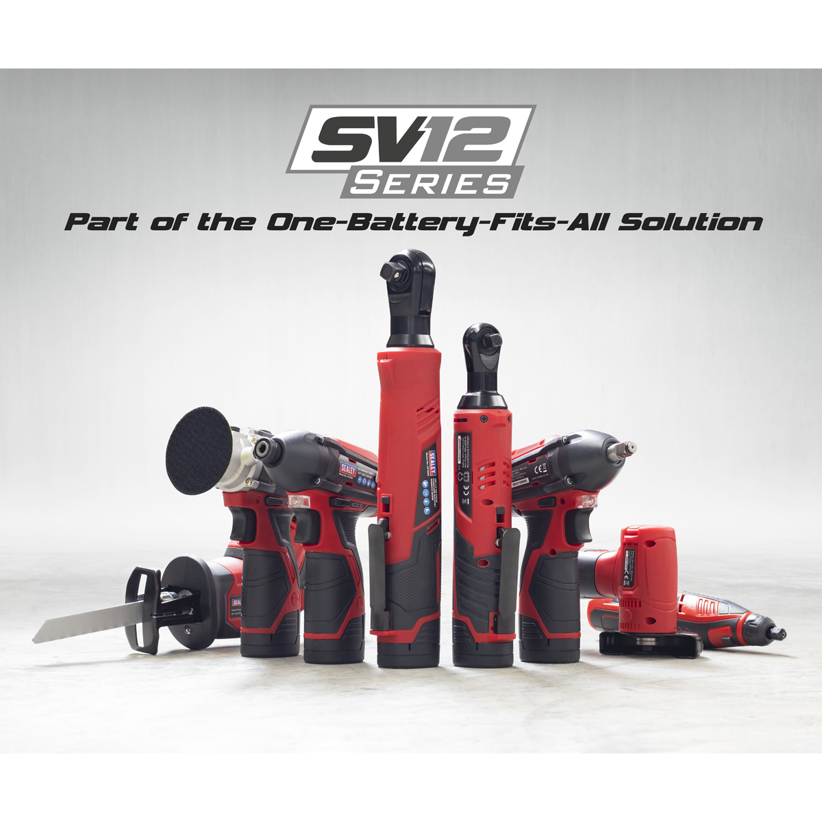 Sealey CP1200COMBO7 SV12 Series 3 x 12V Cordless Power Tool Combo Kit